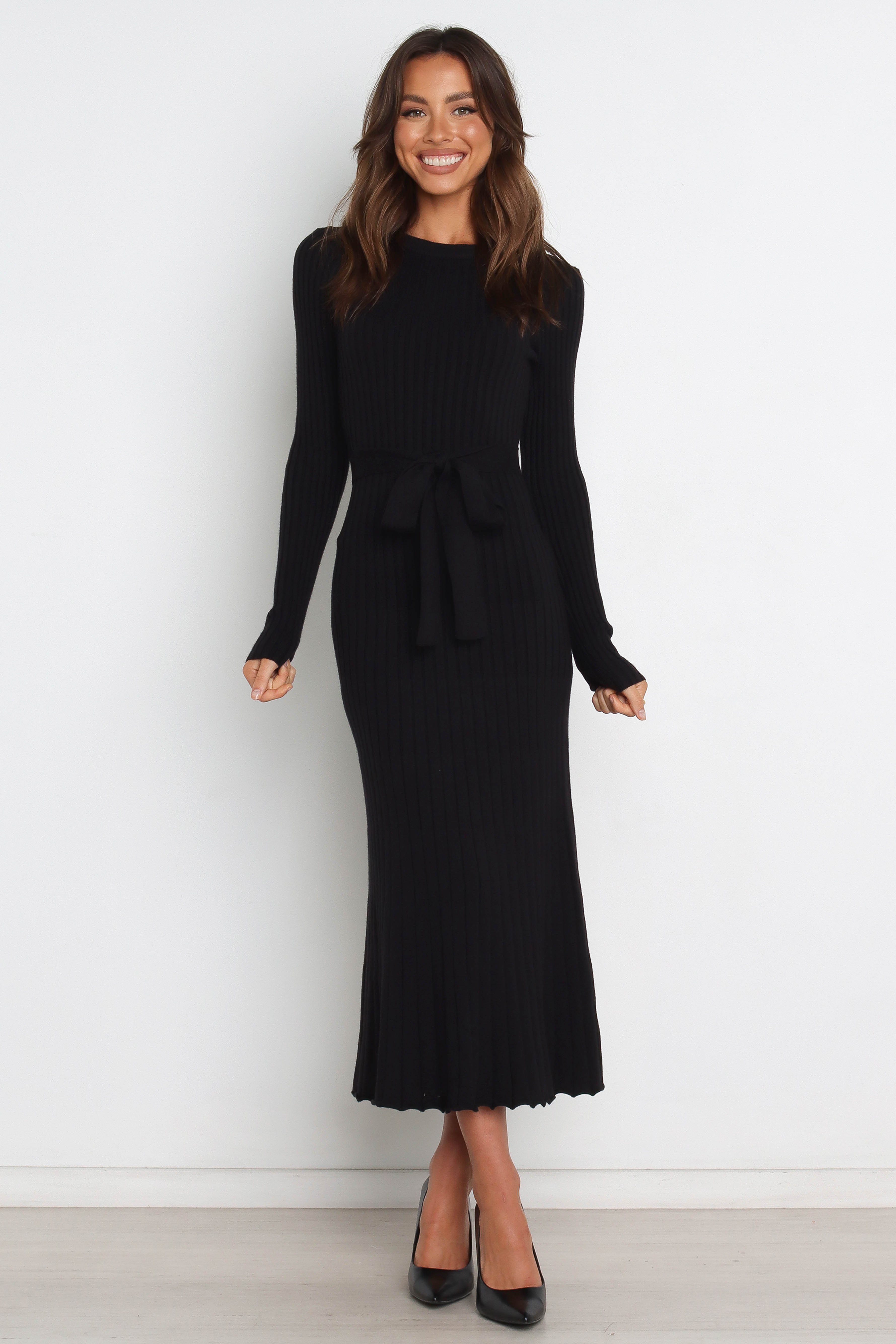Rhianna Dress - Black-Aur Fashion