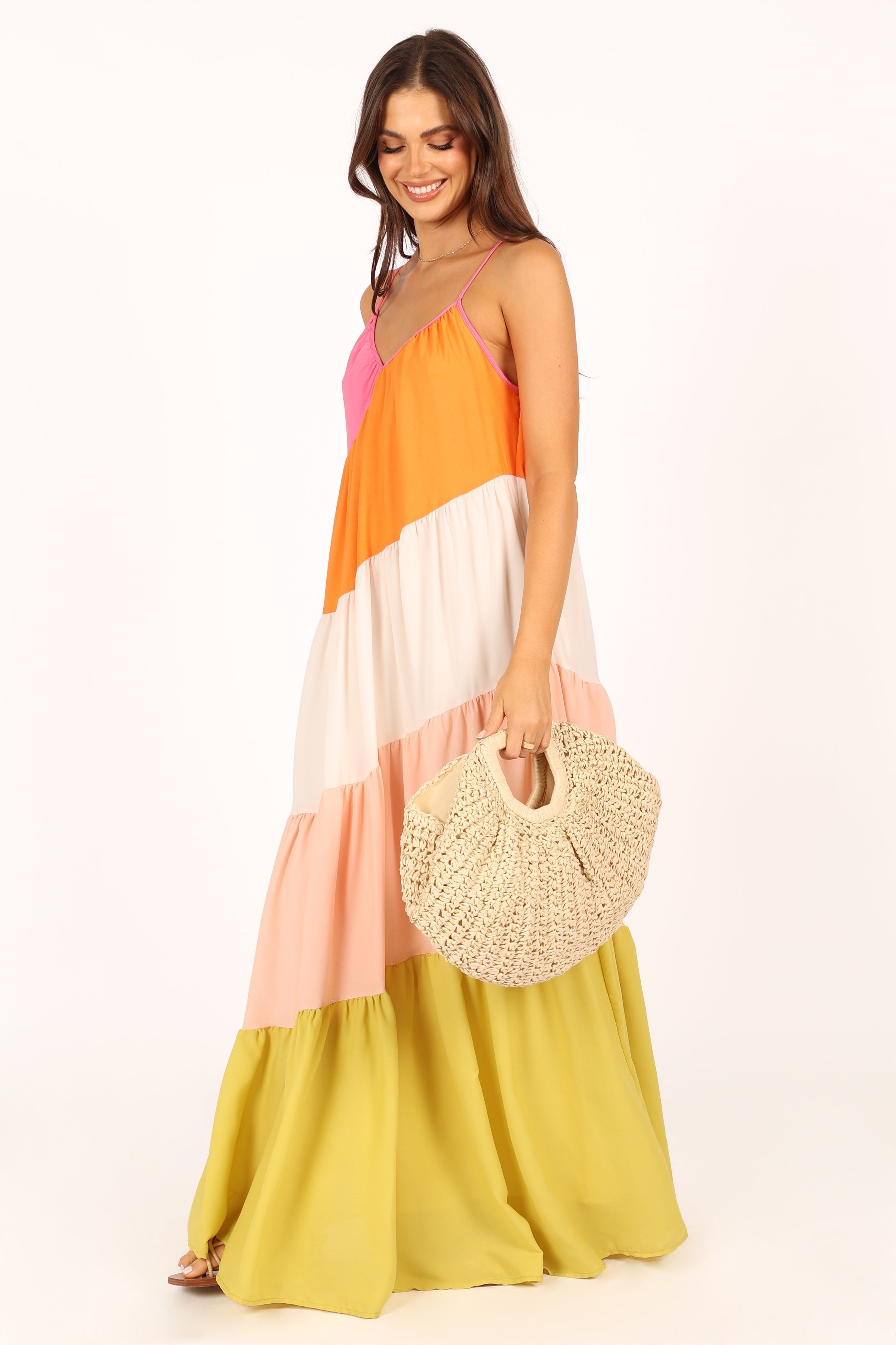Tallulah Tiered Maxi Dress - Multi-Aur Fashion