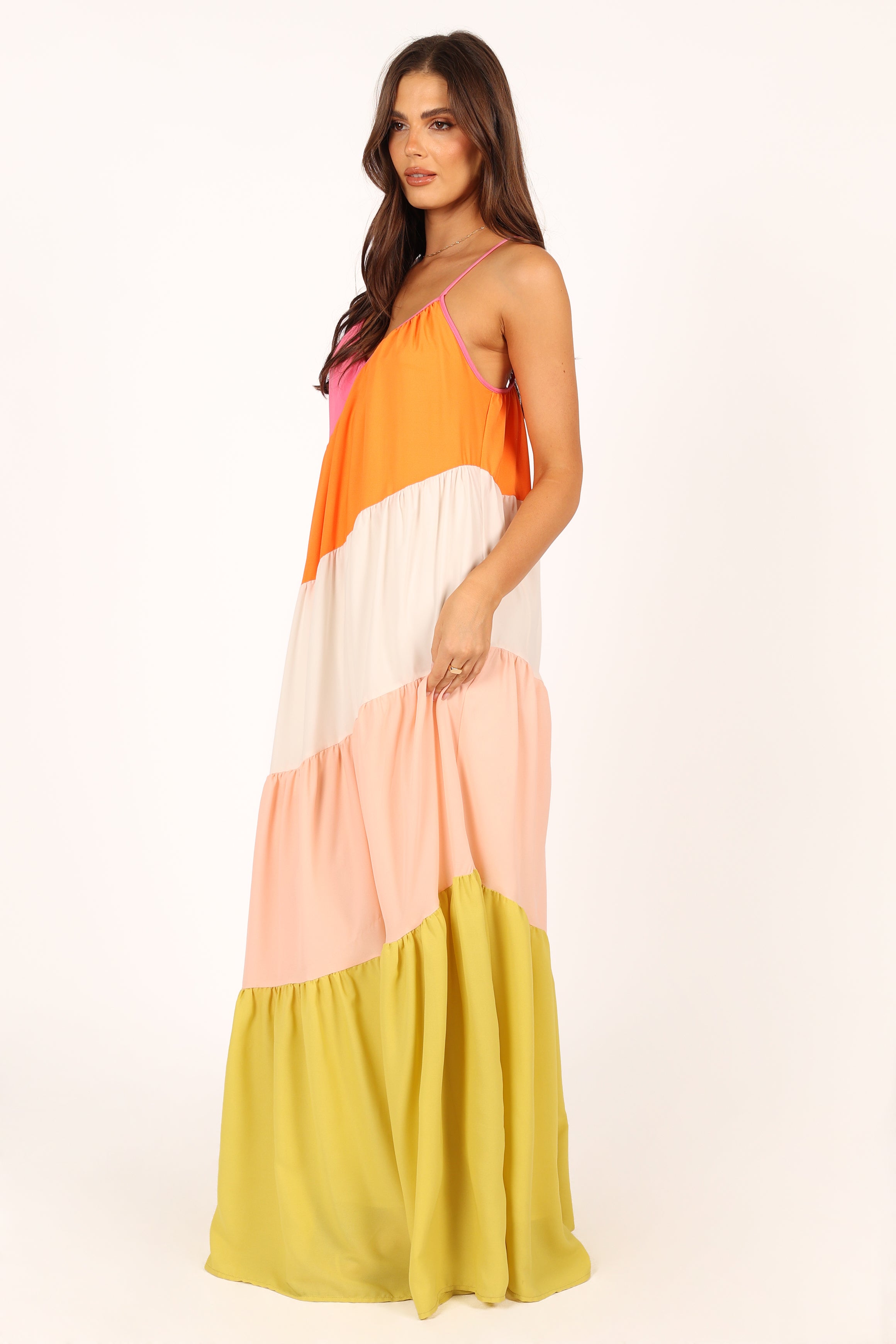 Tallulah Tiered Maxi Dress - Multi-Aur Fashion