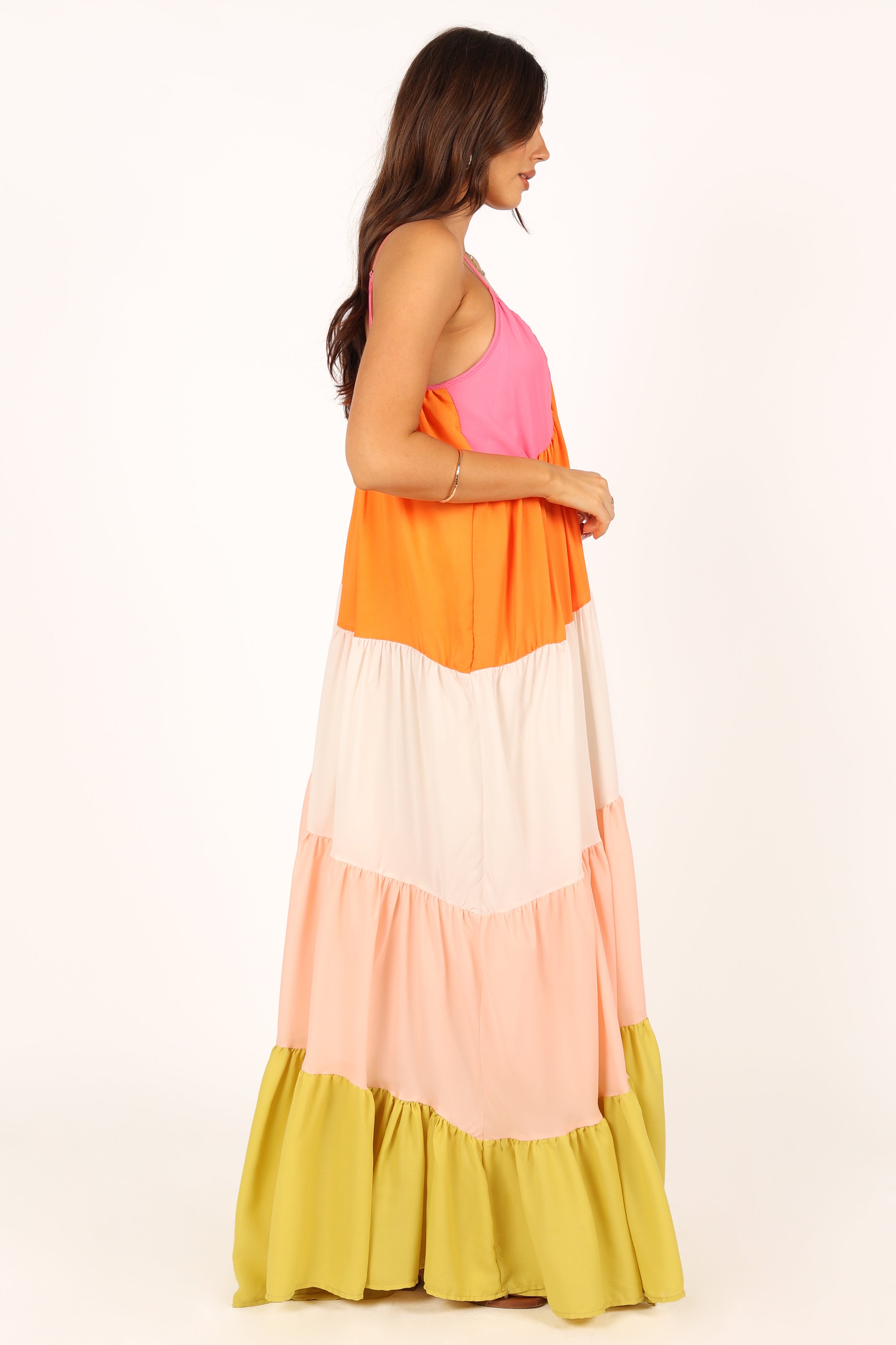 Tallulah Tiered Maxi Dress - Multi-Aur Fashion