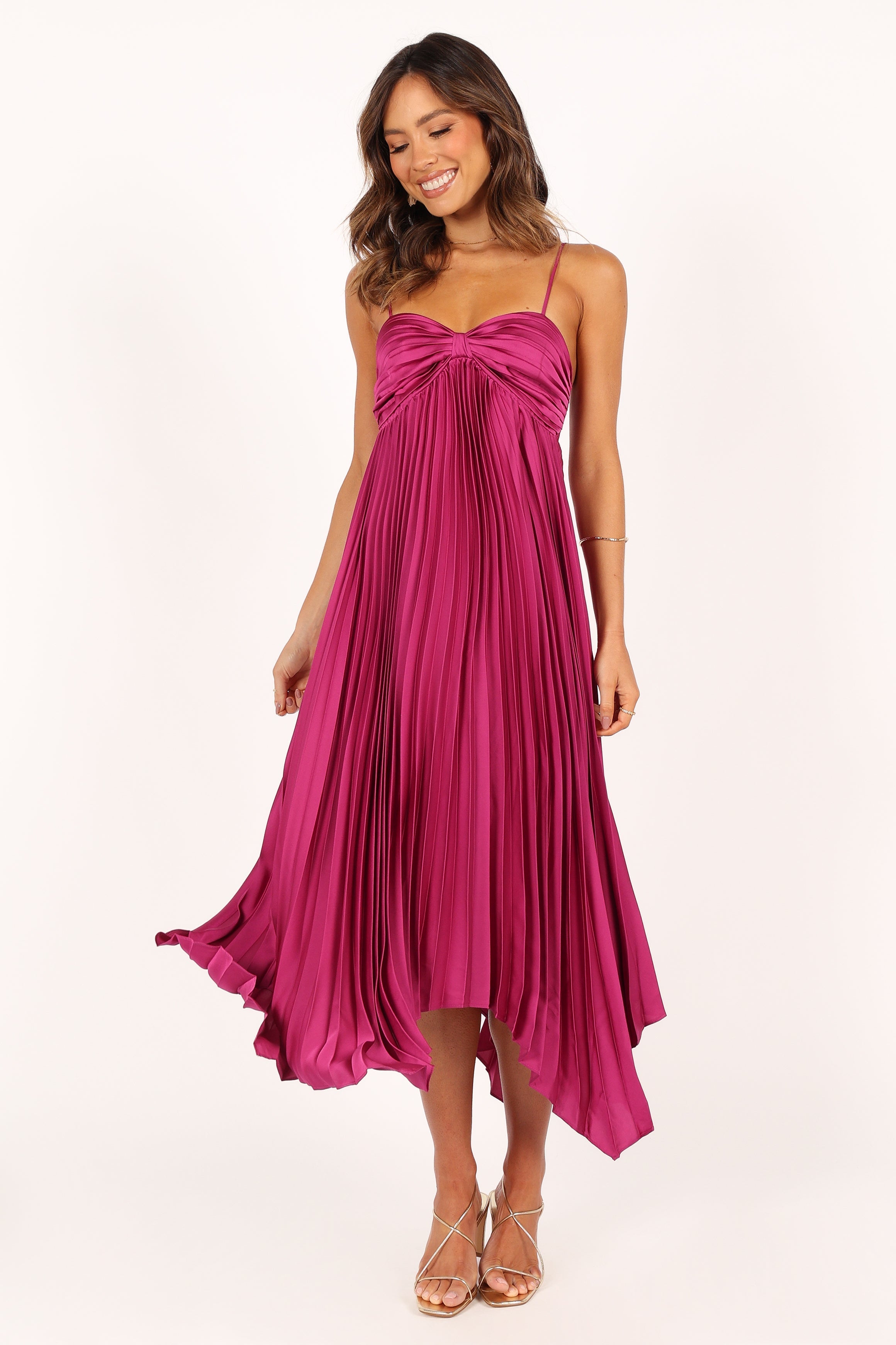 Vikki Dress - Magenta-Aur Fashion