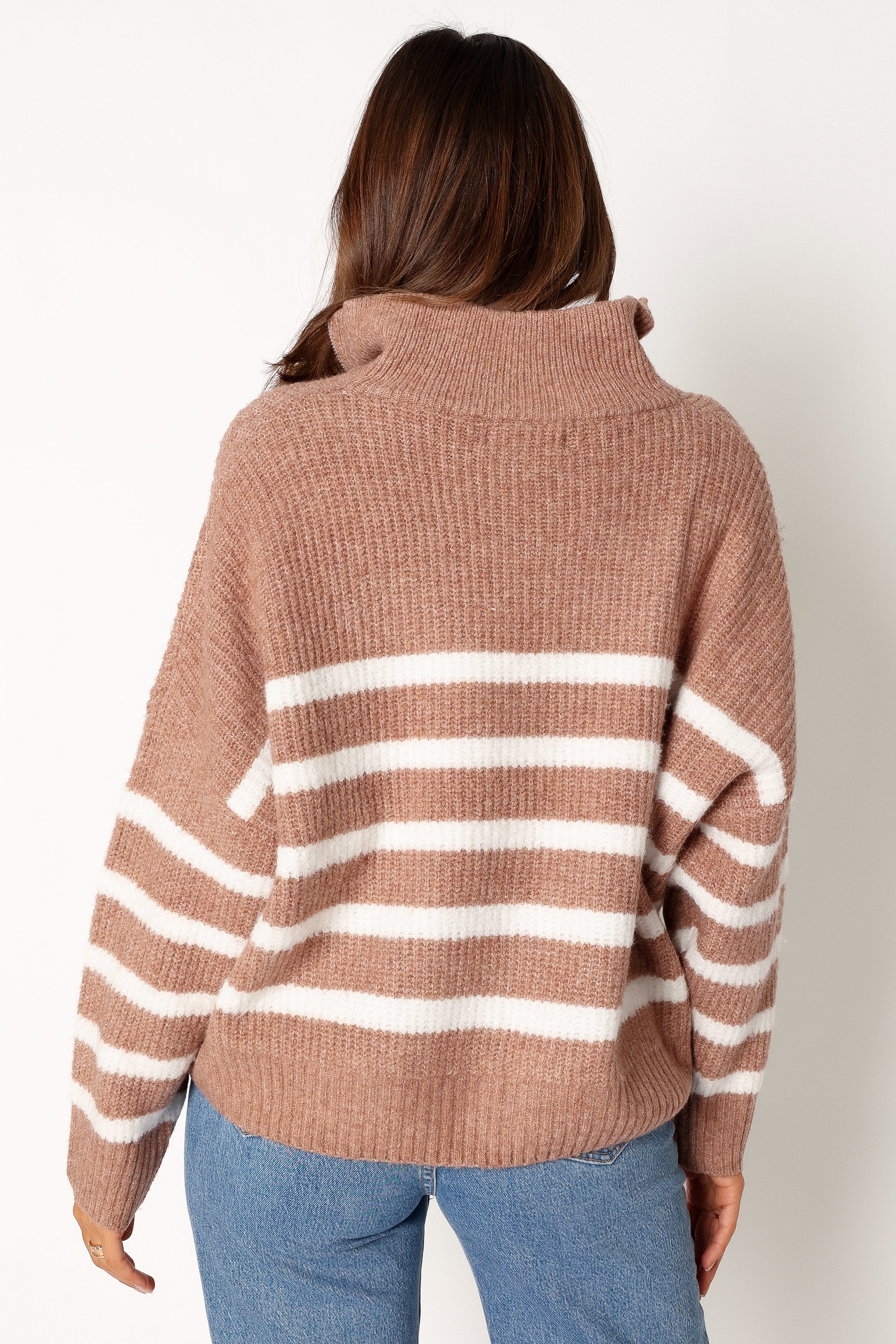 Miranda Knit Sweater - Taupe-Aur Fashion