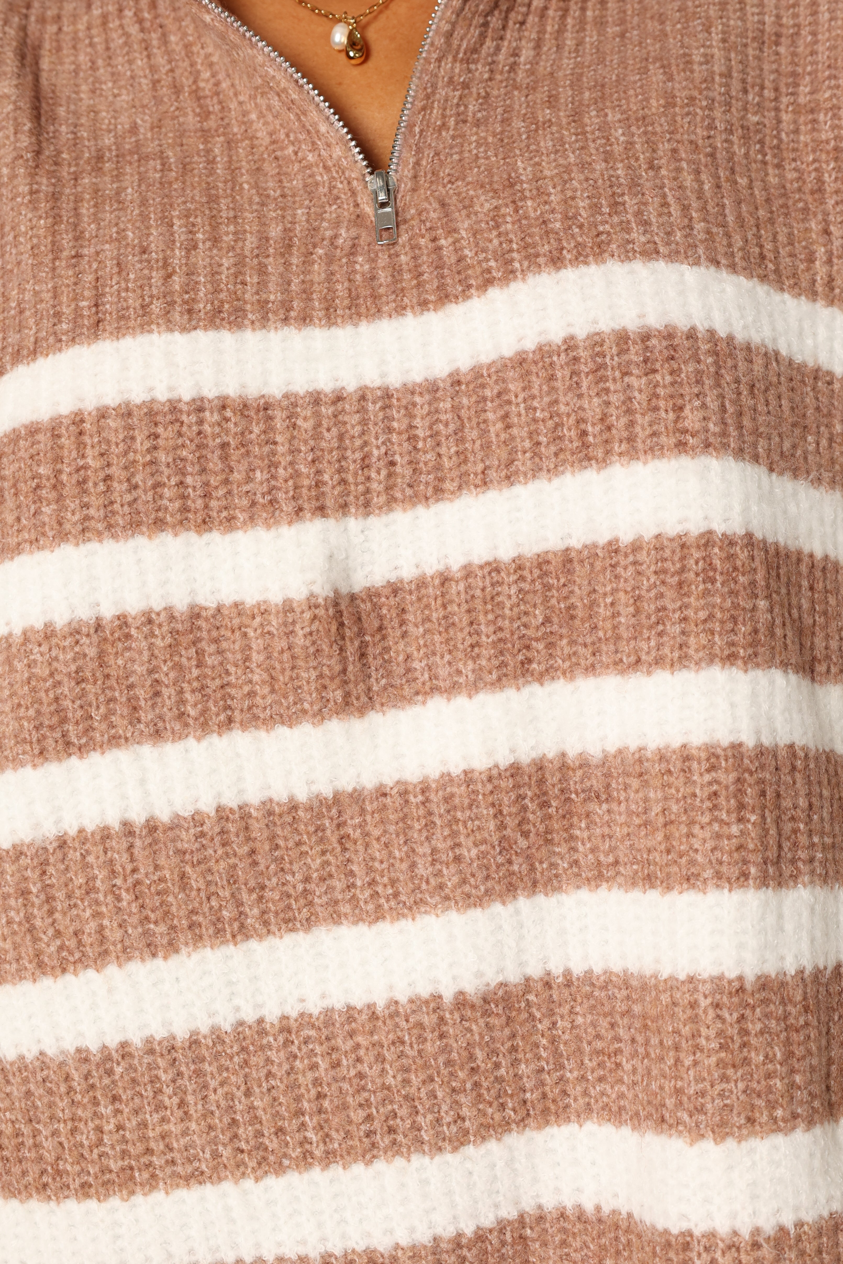 Miranda Knit Sweater - Taupe-Aur Fashion