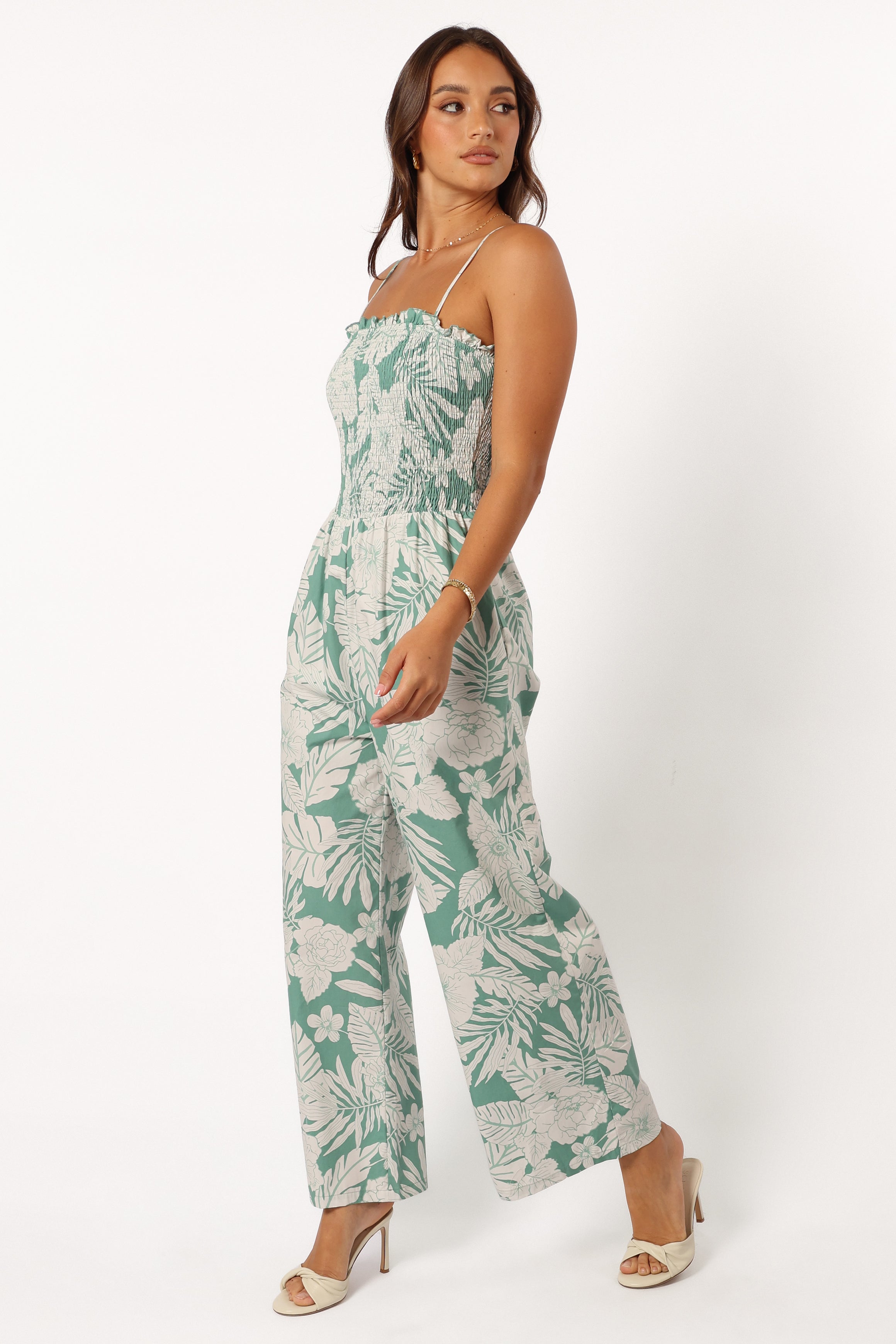 Aneesa Jumpsuit - Sage-Aur Fashion