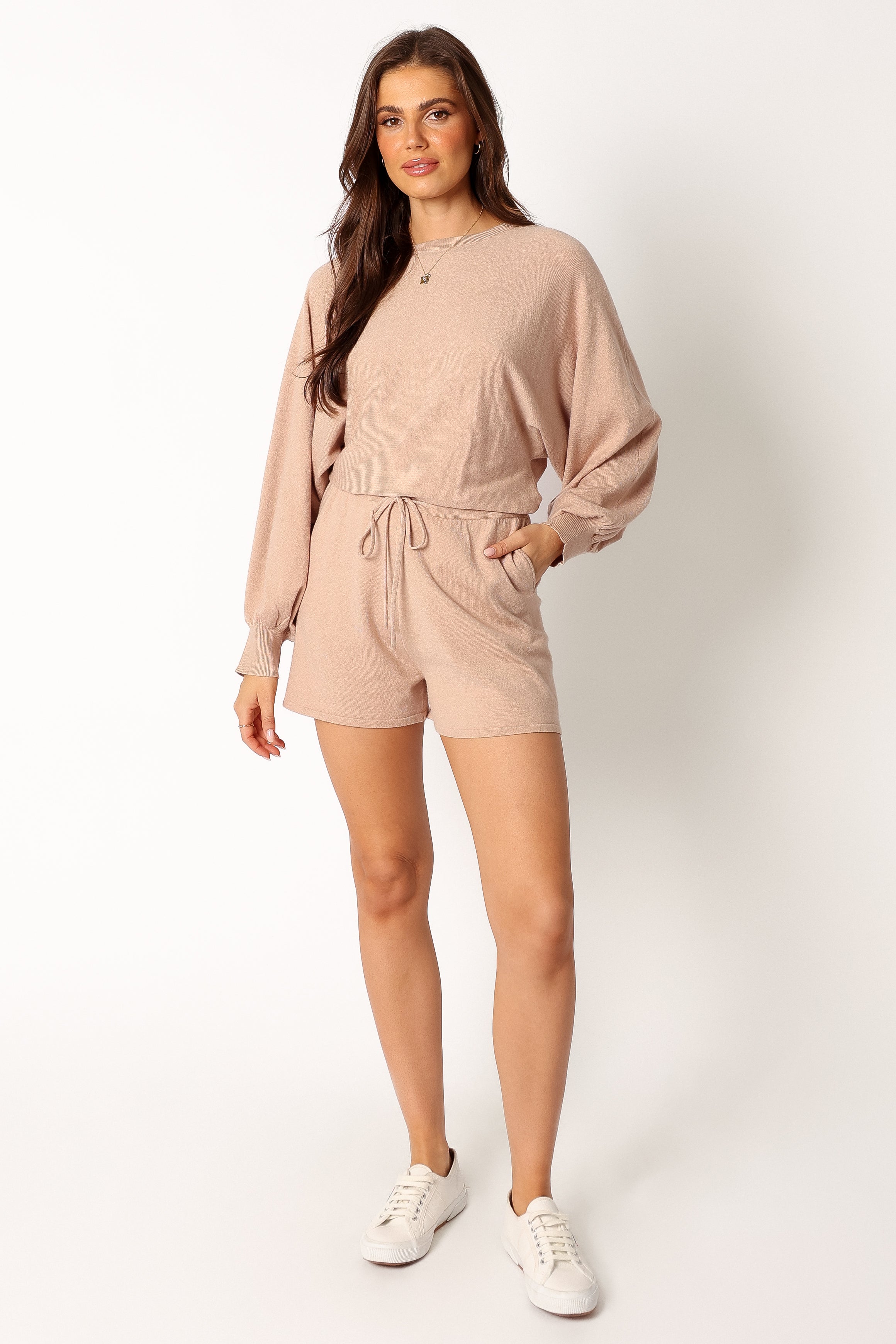 Blakey Romper - Light Taupe-Aur Fashion