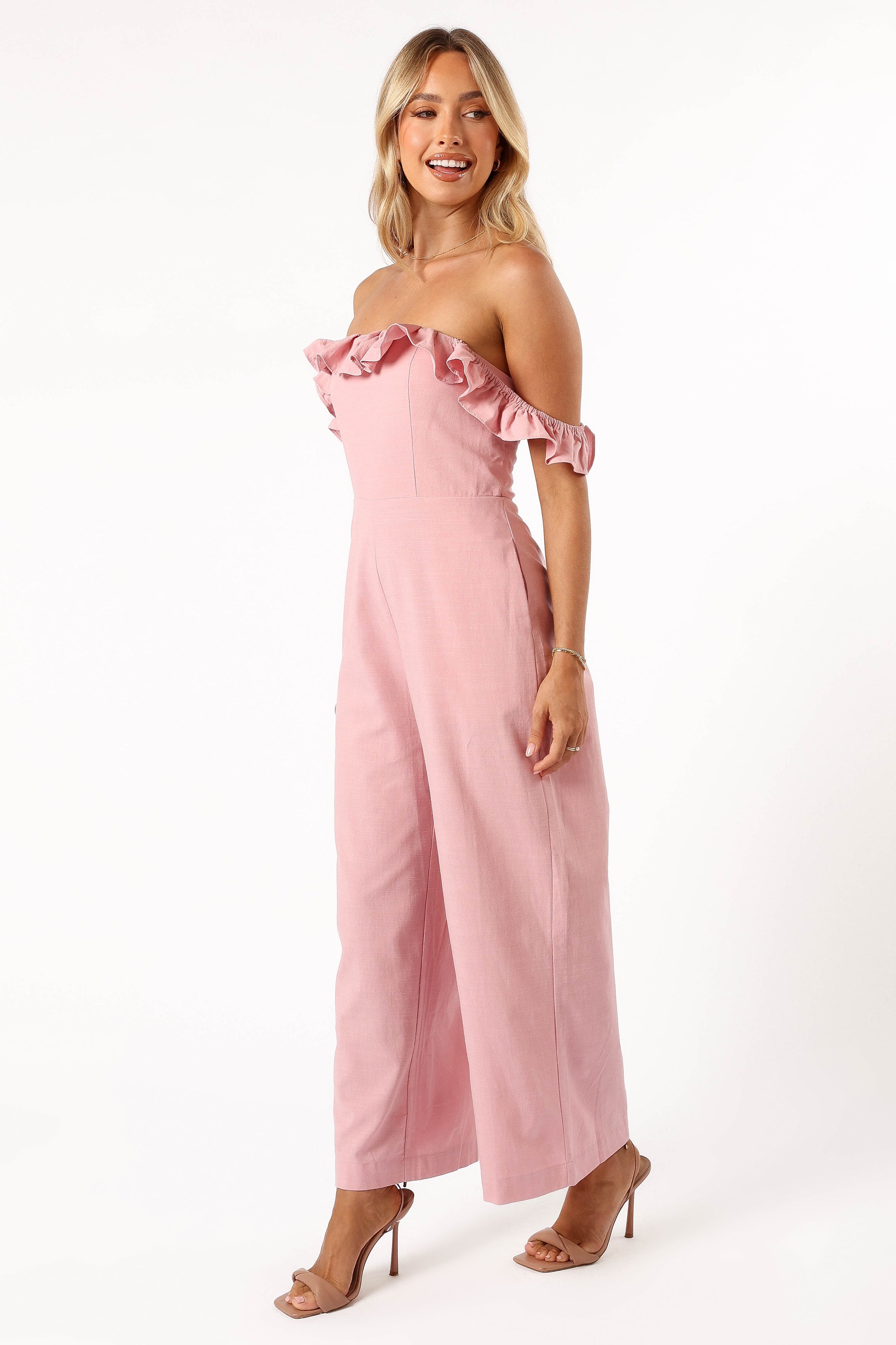 Charlotte Jumpsuit - Pink-Aur Fashion