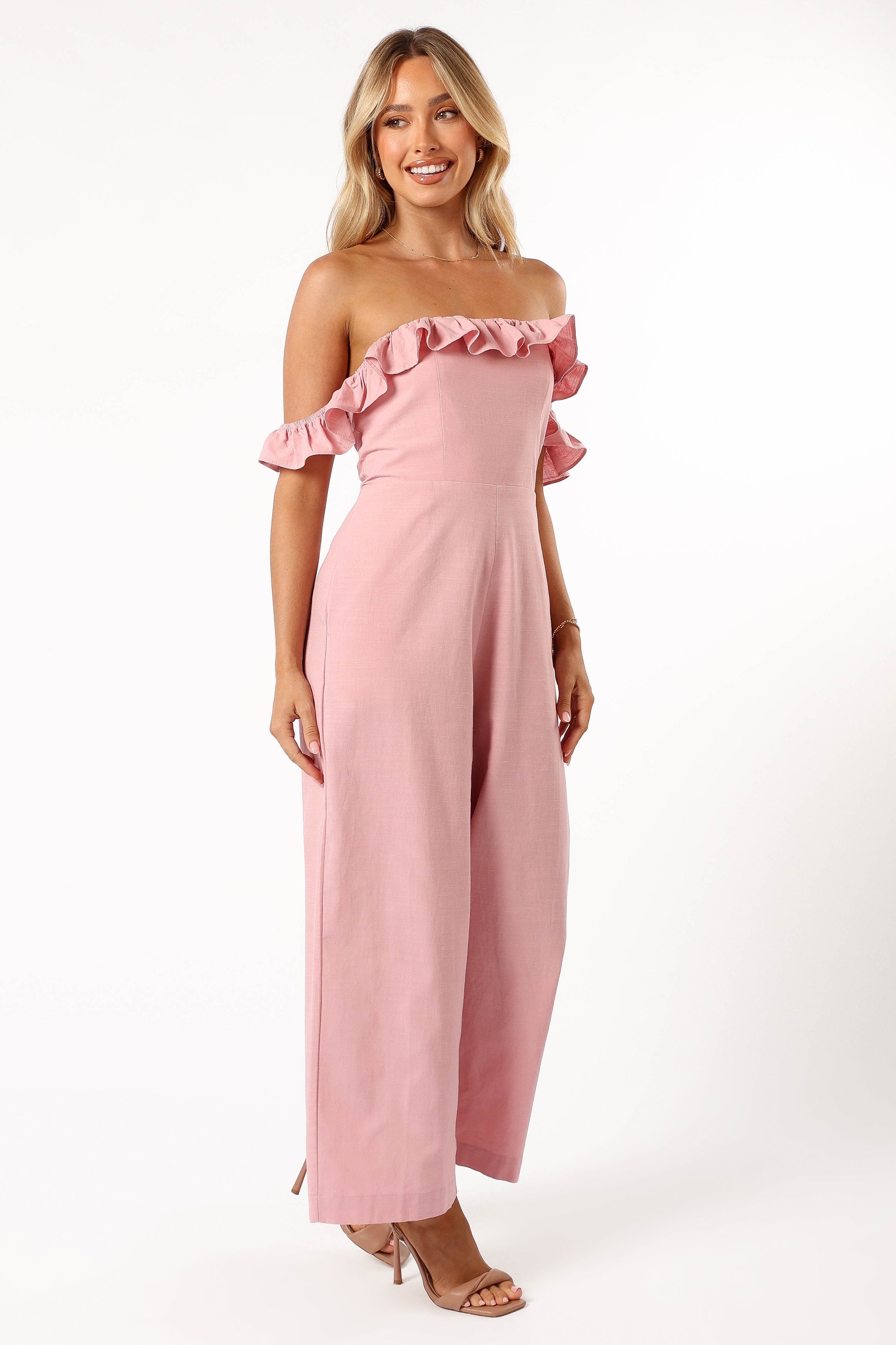 Charlotte Jumpsuit - Pink-Aur Fashion