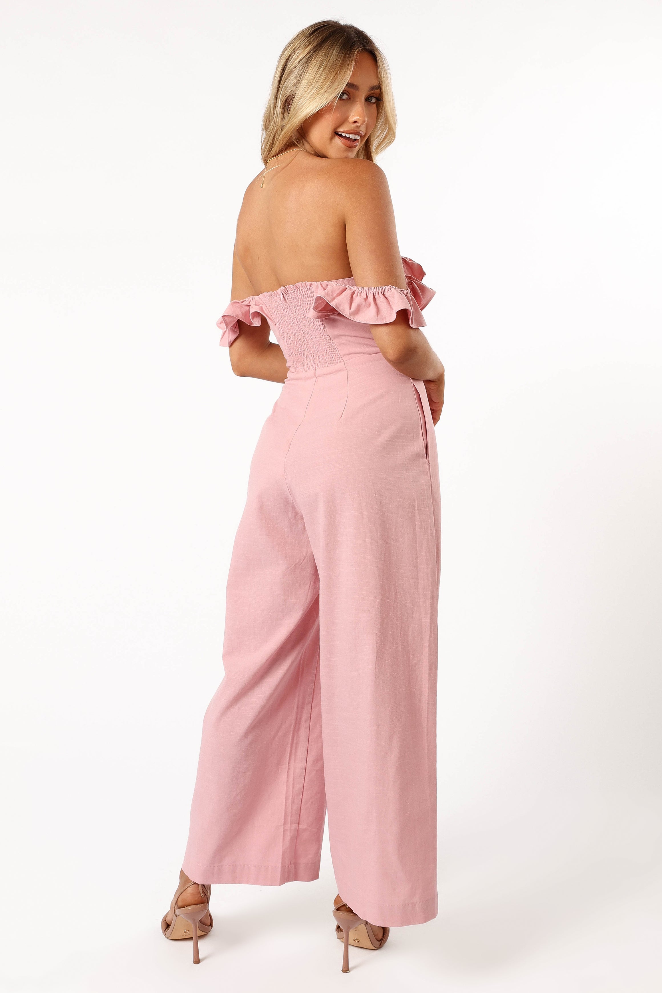 Charlotte Jumpsuit - Pink-Aur Fashion