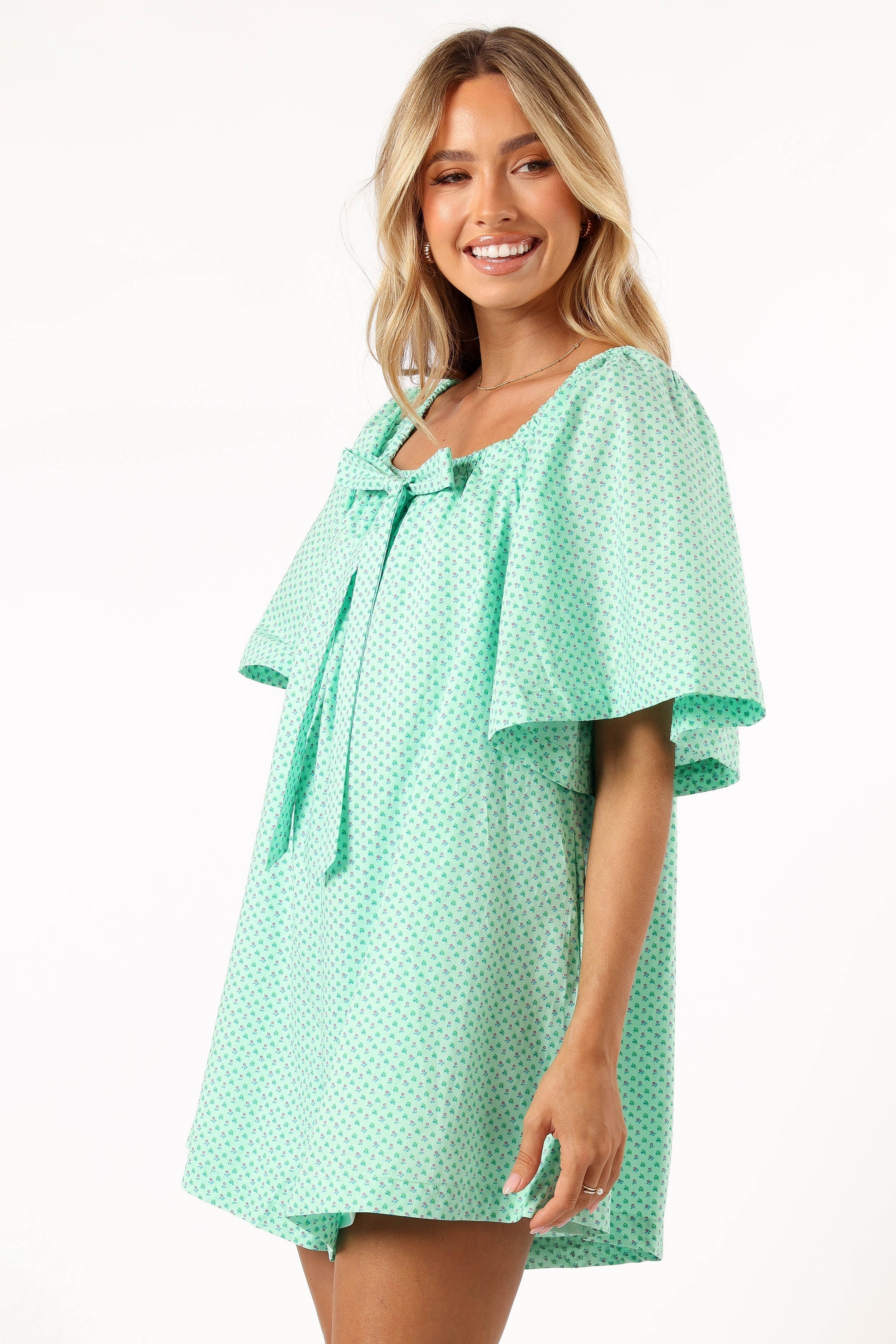 Chelsea Romper - Mint Green-Aur Fashion