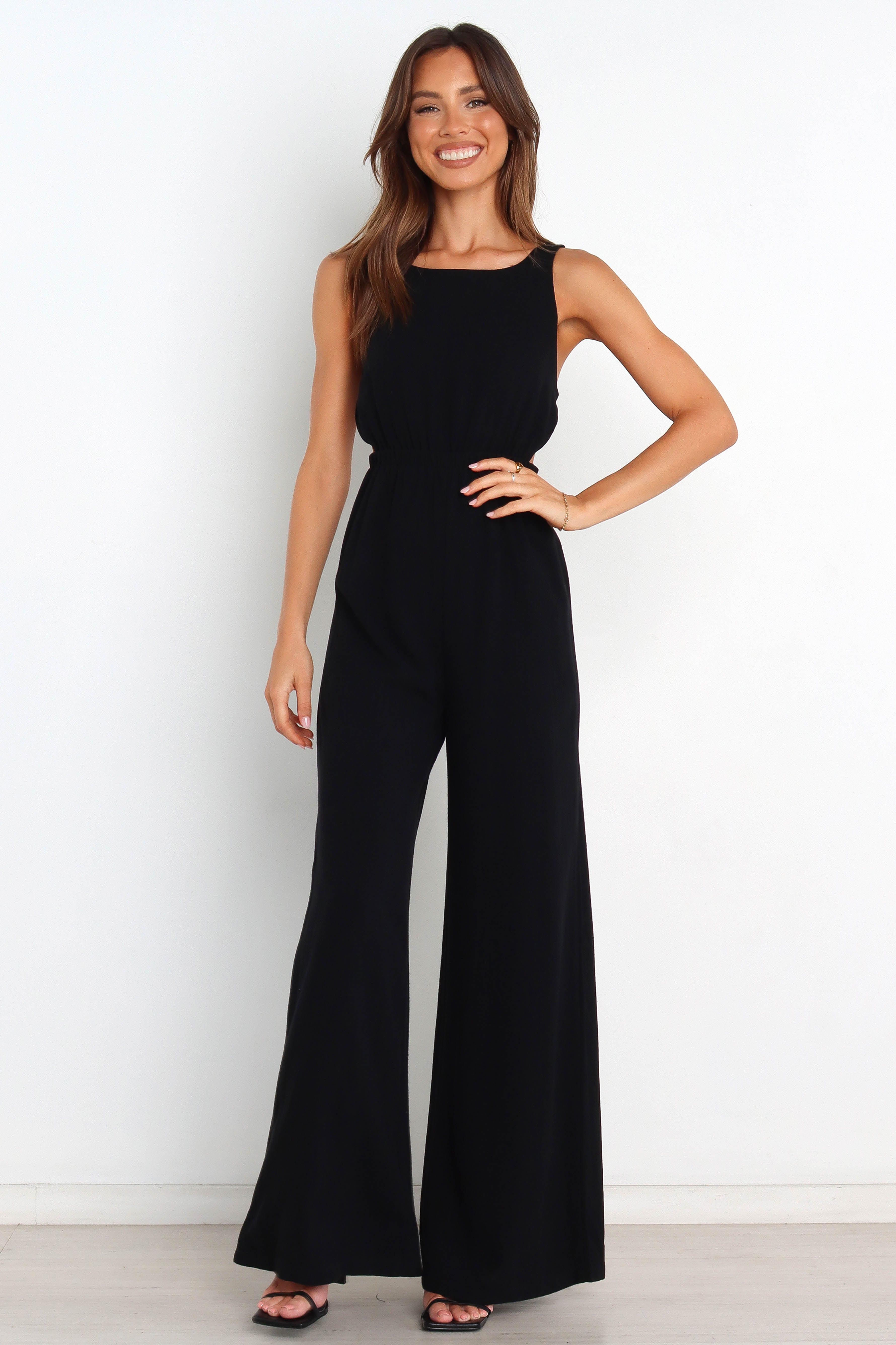 Eddie Jumpsuit - Black-Aur Fashion