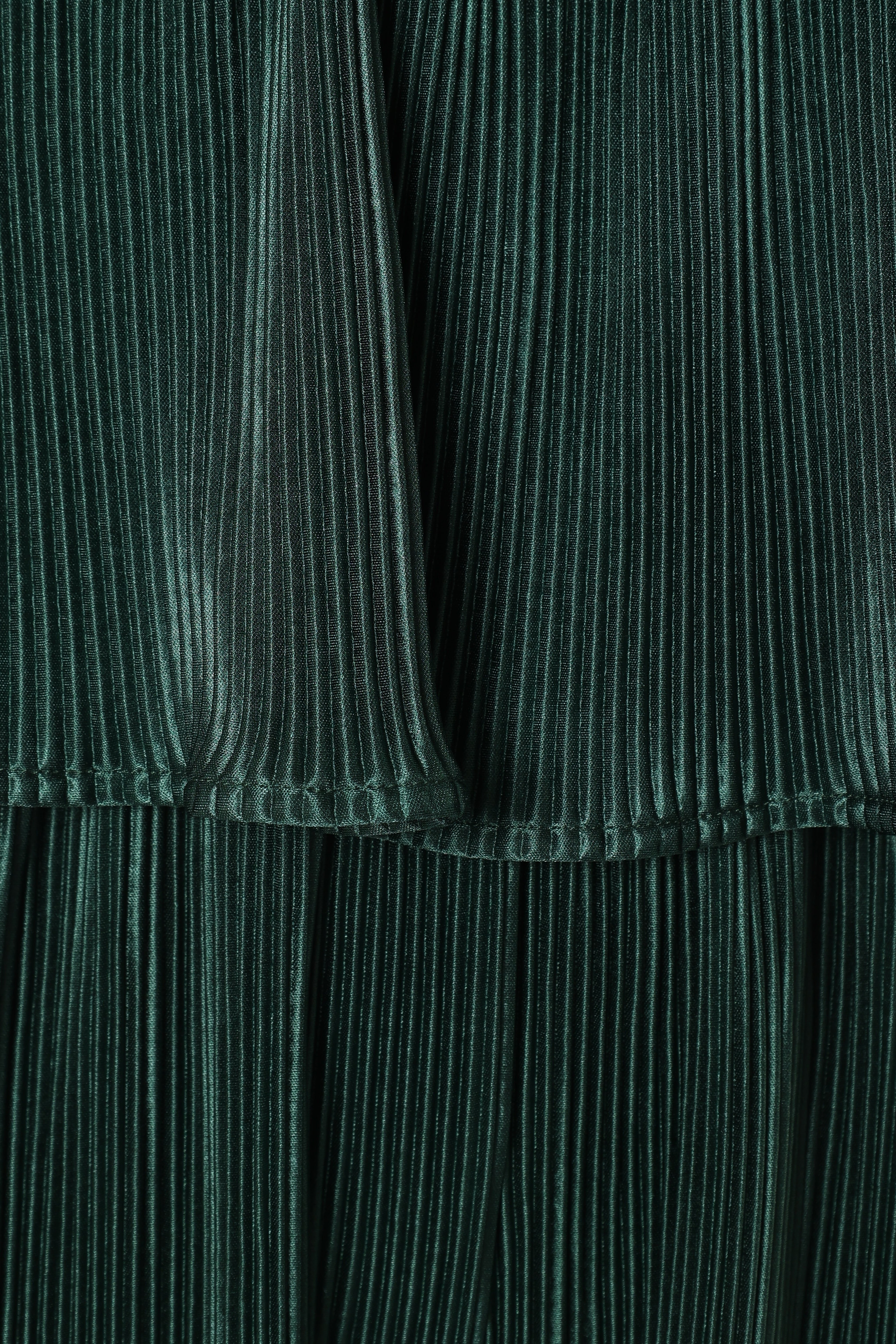 Jillian Plisse Jumpsuit - Emerald-Aur Fashion