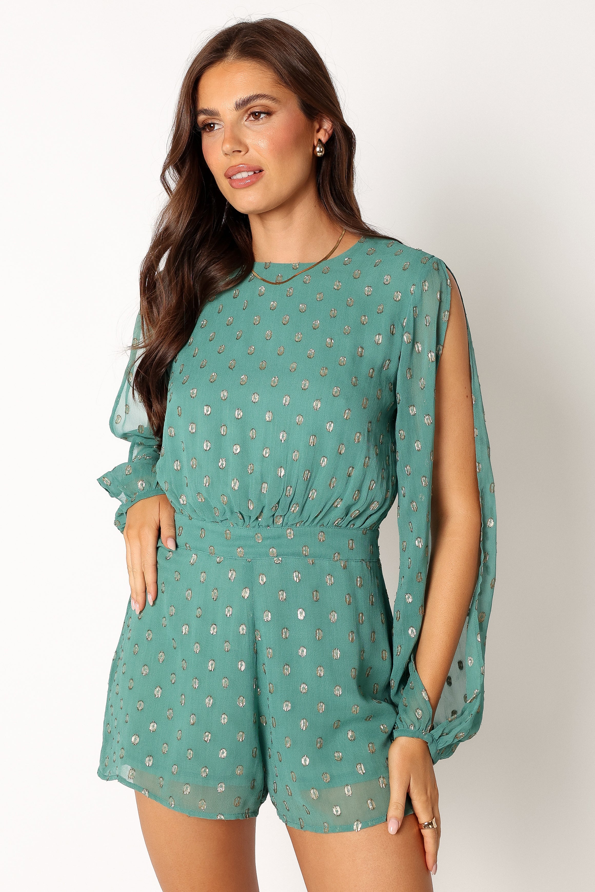 Karma Romper - Teal-Aur Fashion