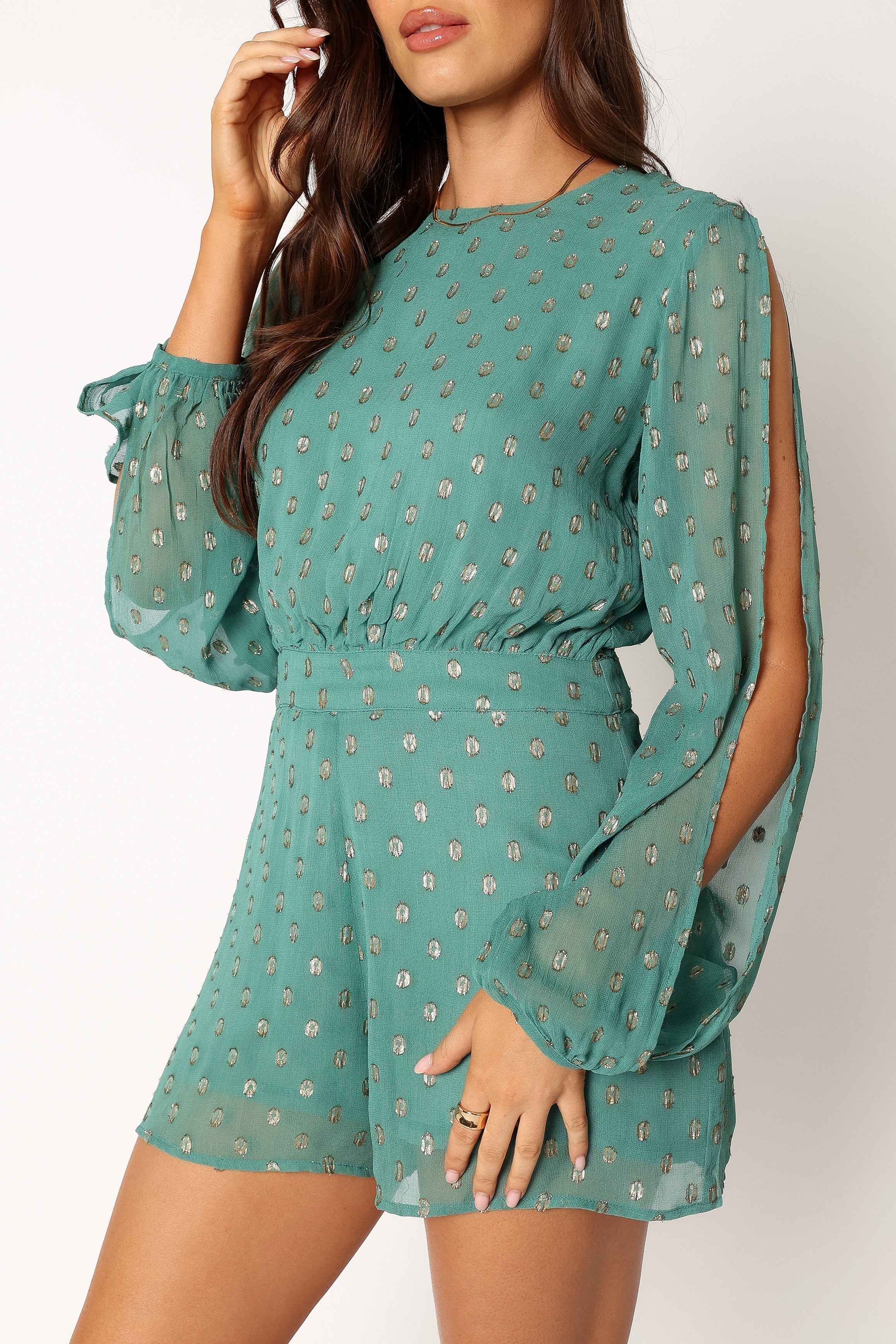 Karma Romper - Teal-Aur Fashion