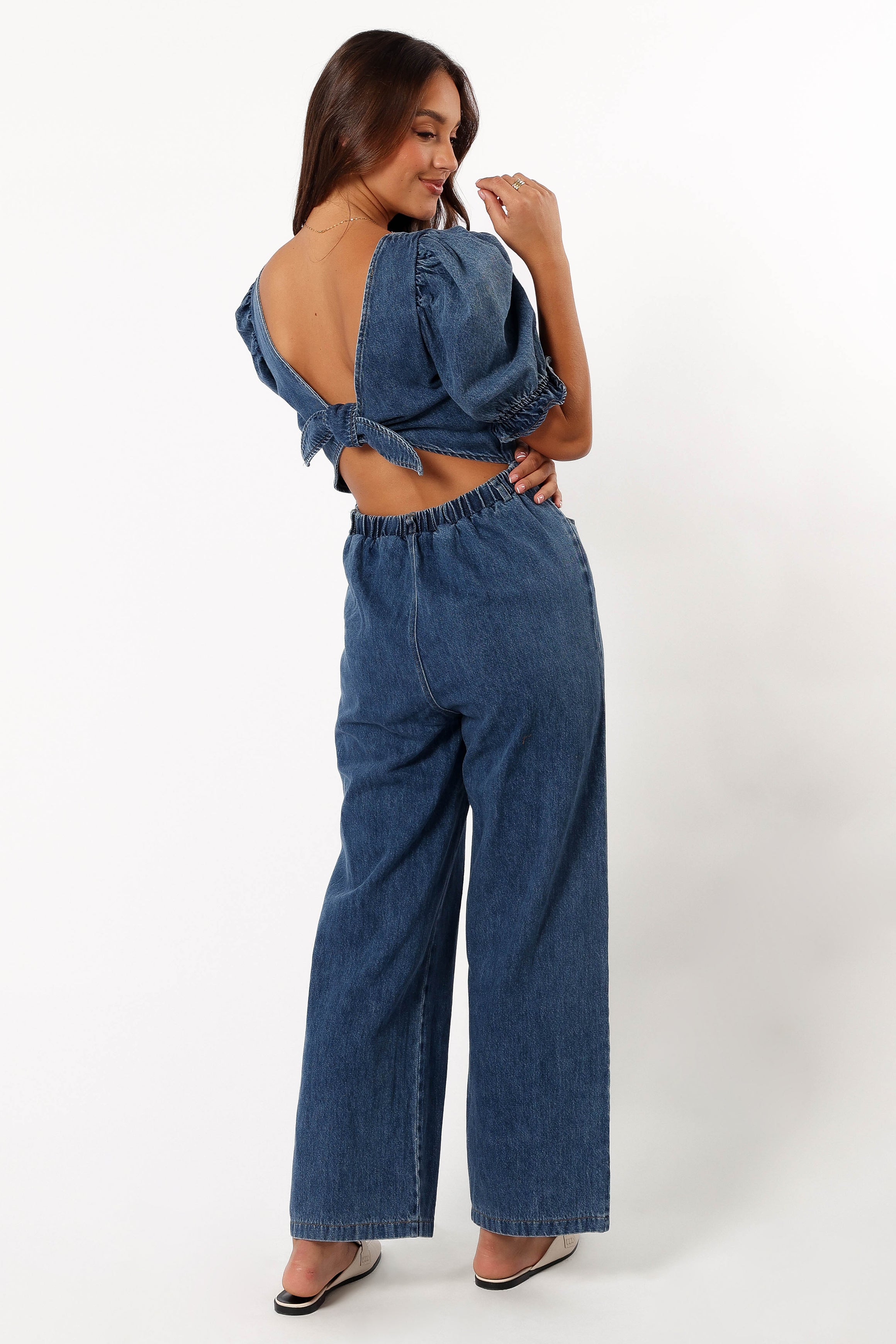 Krissy Jumpsuit - Denim-Aur Fashion