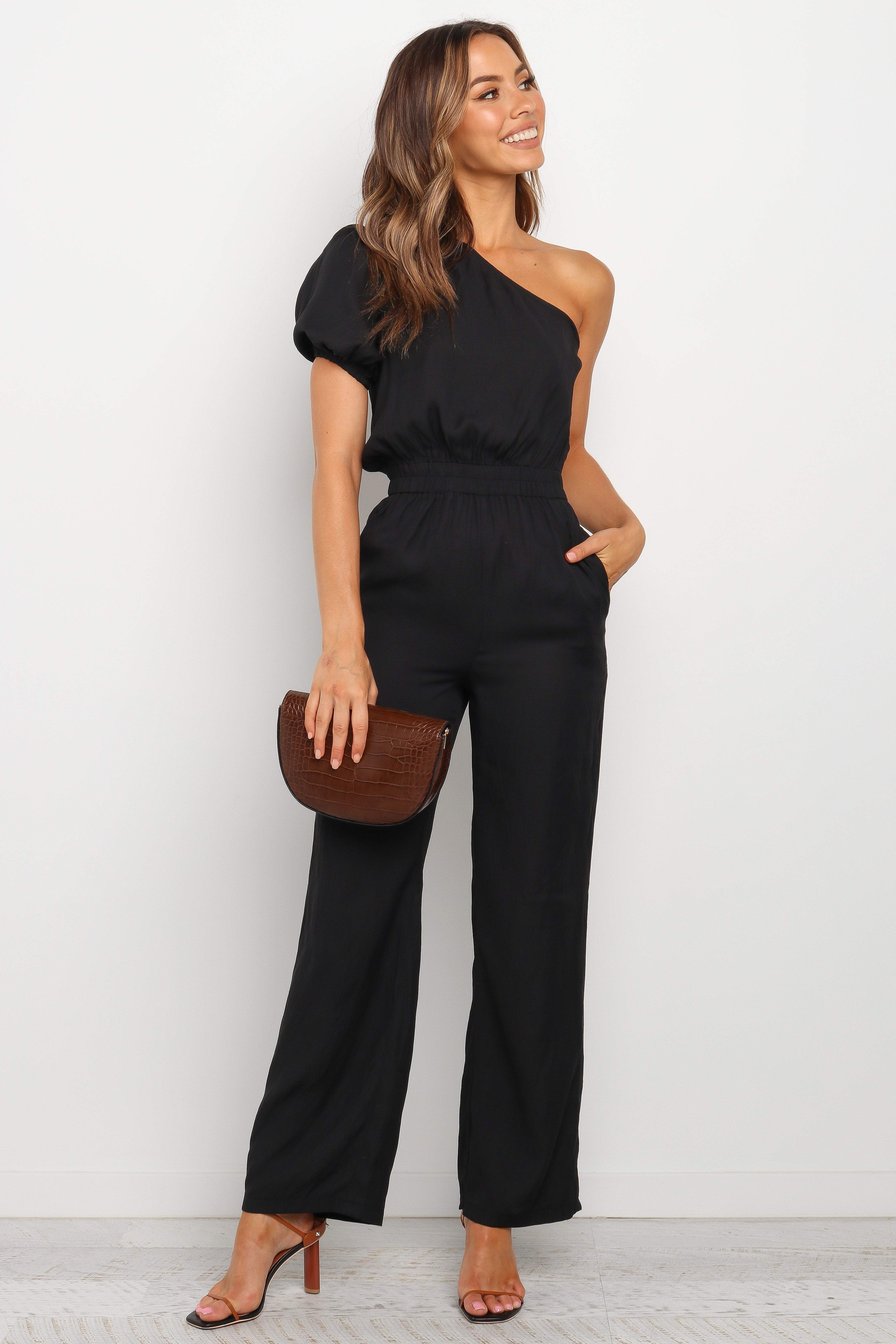 Lancey Jumpsuit - Black-Aur Fashion