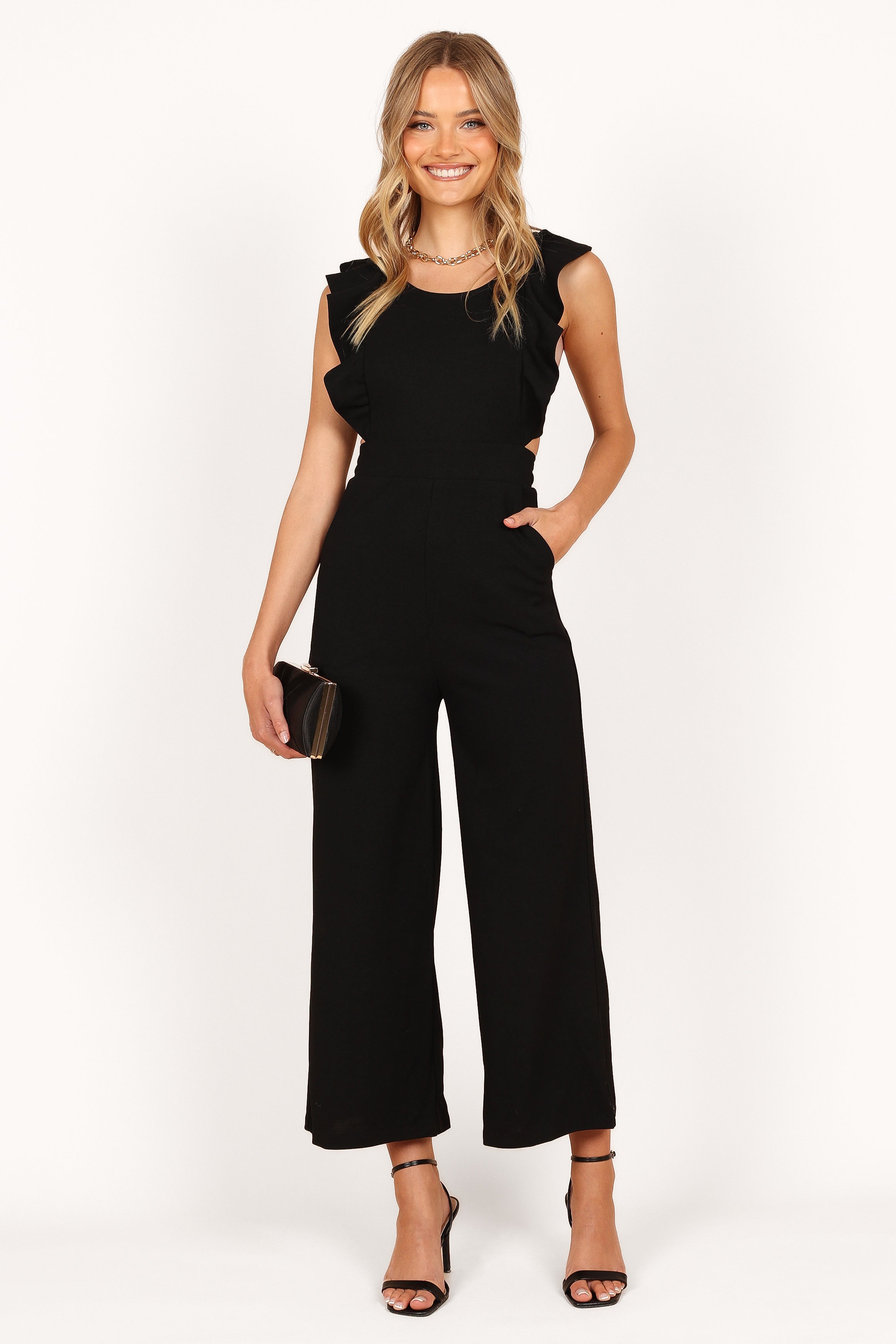 Mills Jumpsuit - Black-Aur Fashion