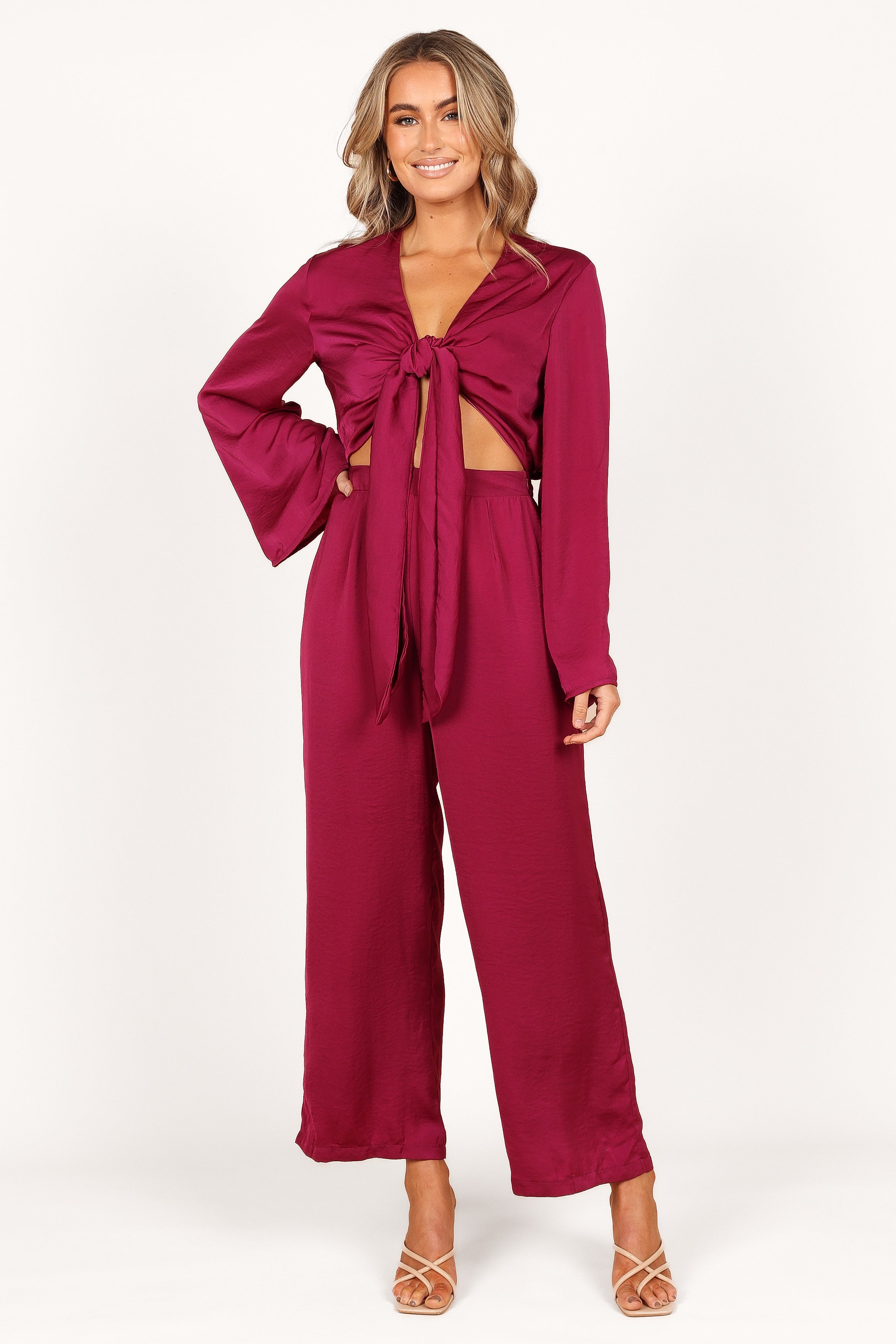Pluto Jumpsuit - Magenta-Aur Fashion