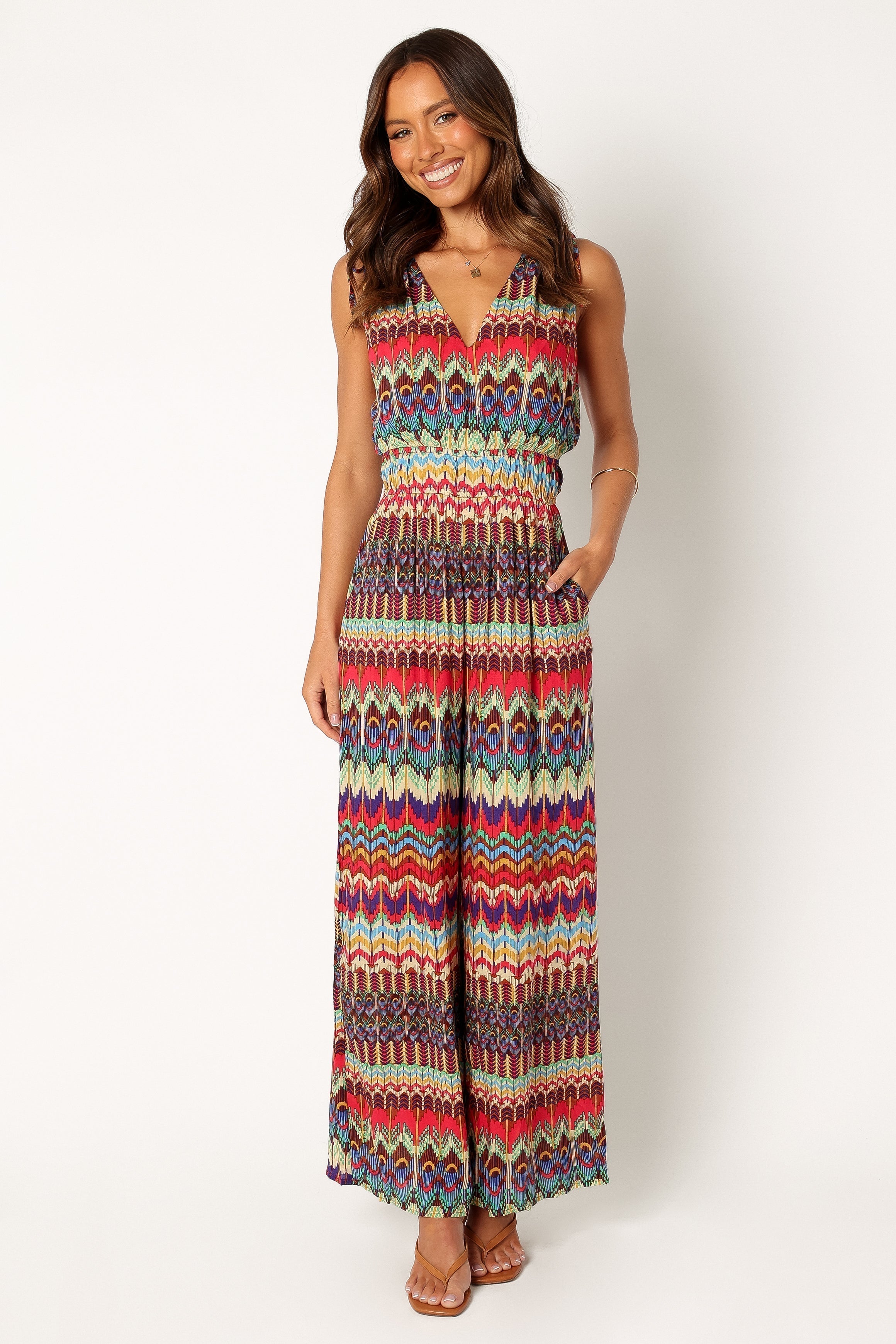 Sunset Jumpsuit - Multi-Aur Fashion