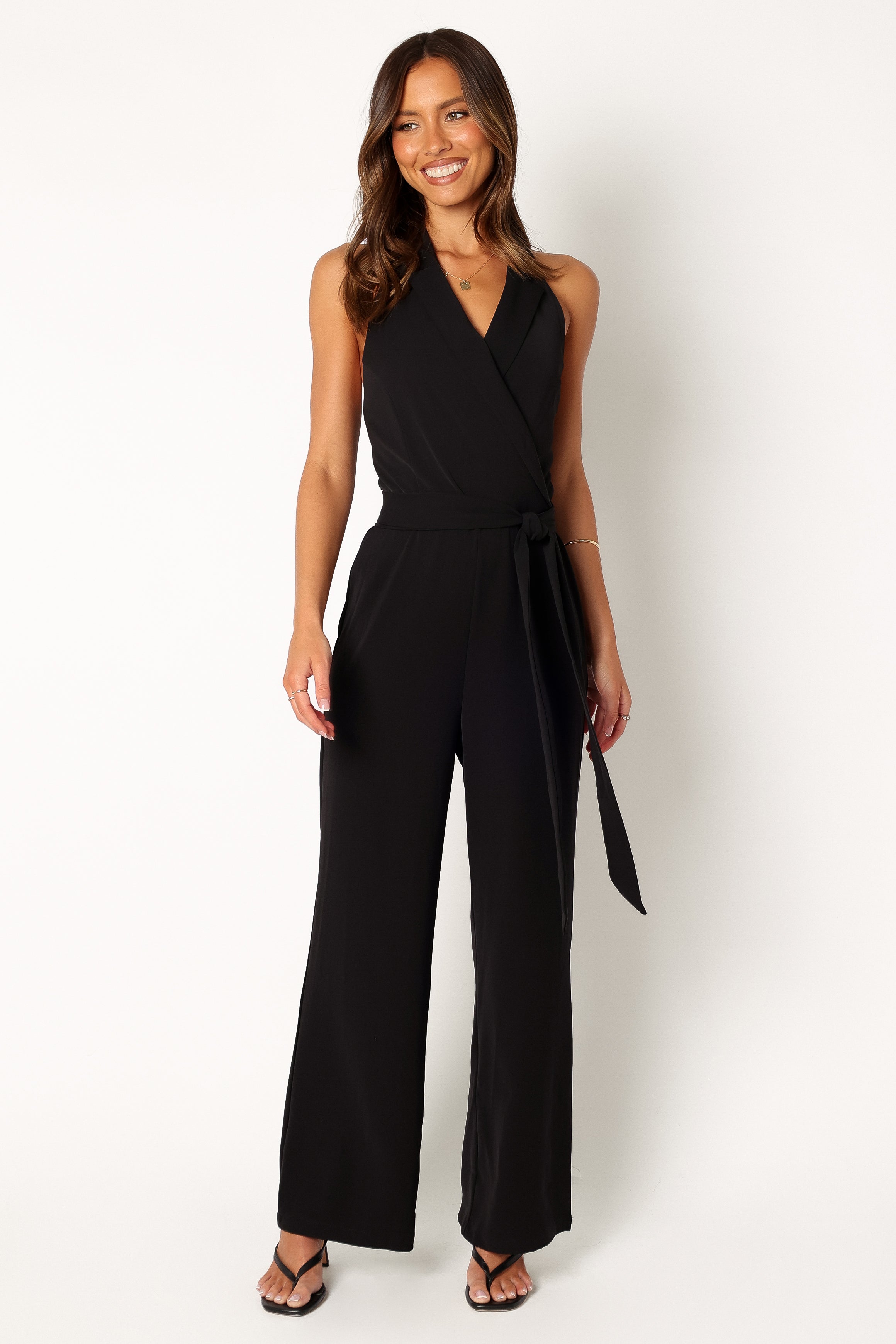 Tally Jumpsuit - Black-Aur Fashion