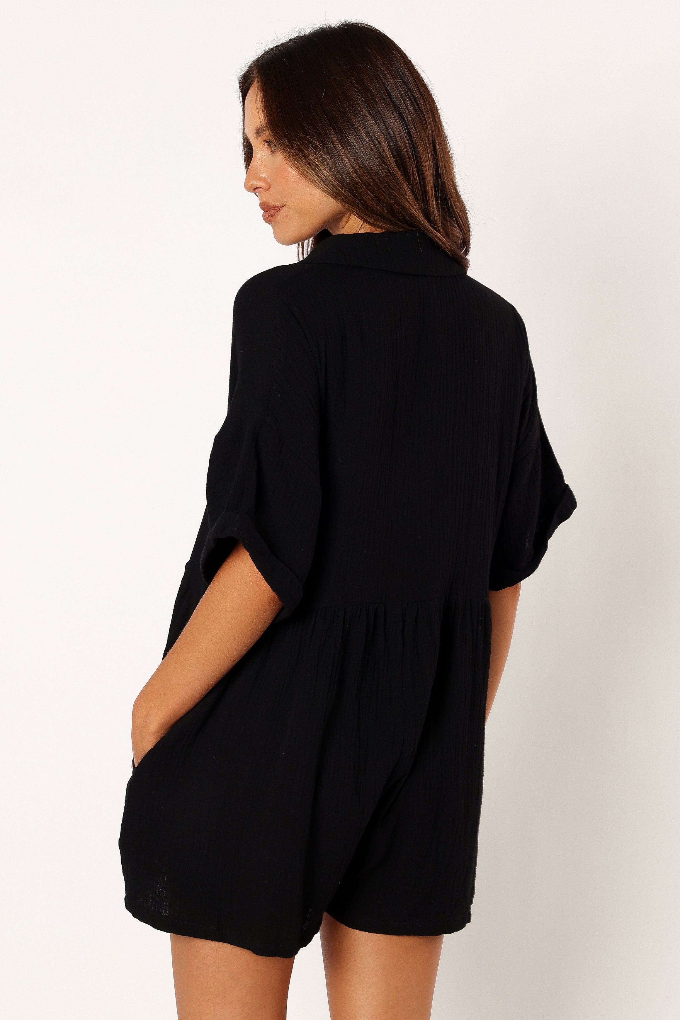 Winny Romper - Black-Aur Fashion
