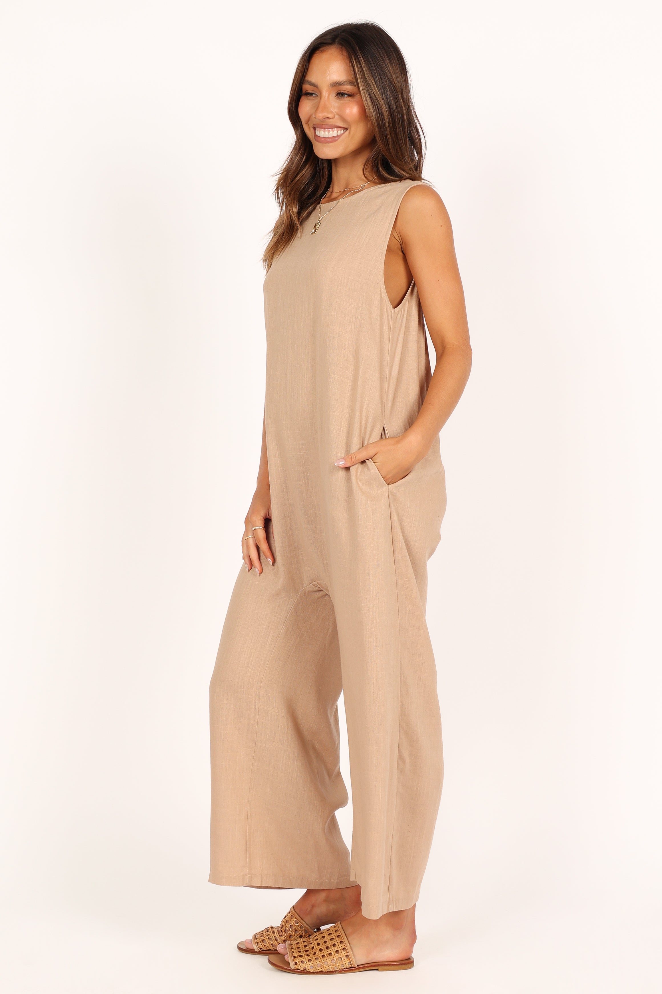 Yardlee Jumpsuit - Mocha-Aur Fashion