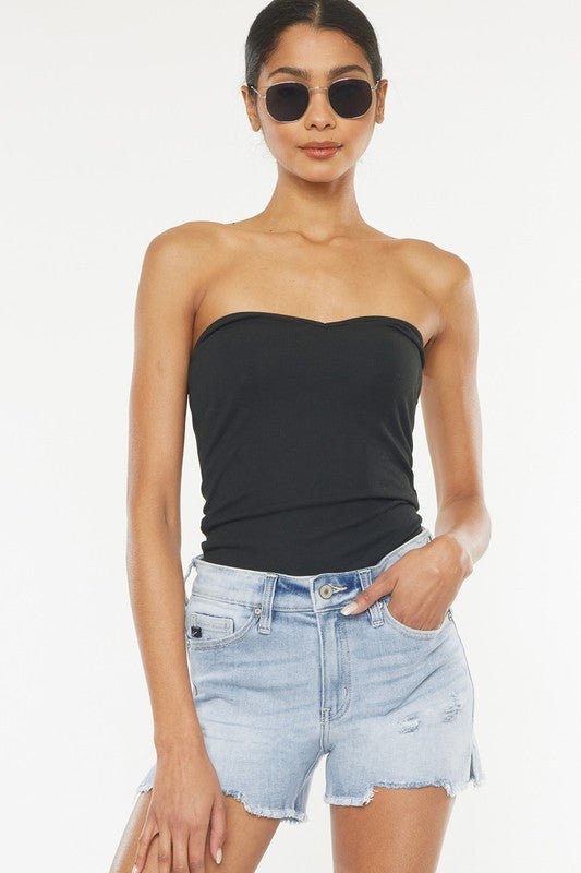 Sammie High Rise Denim Shorts - Medium-Aur Fashion