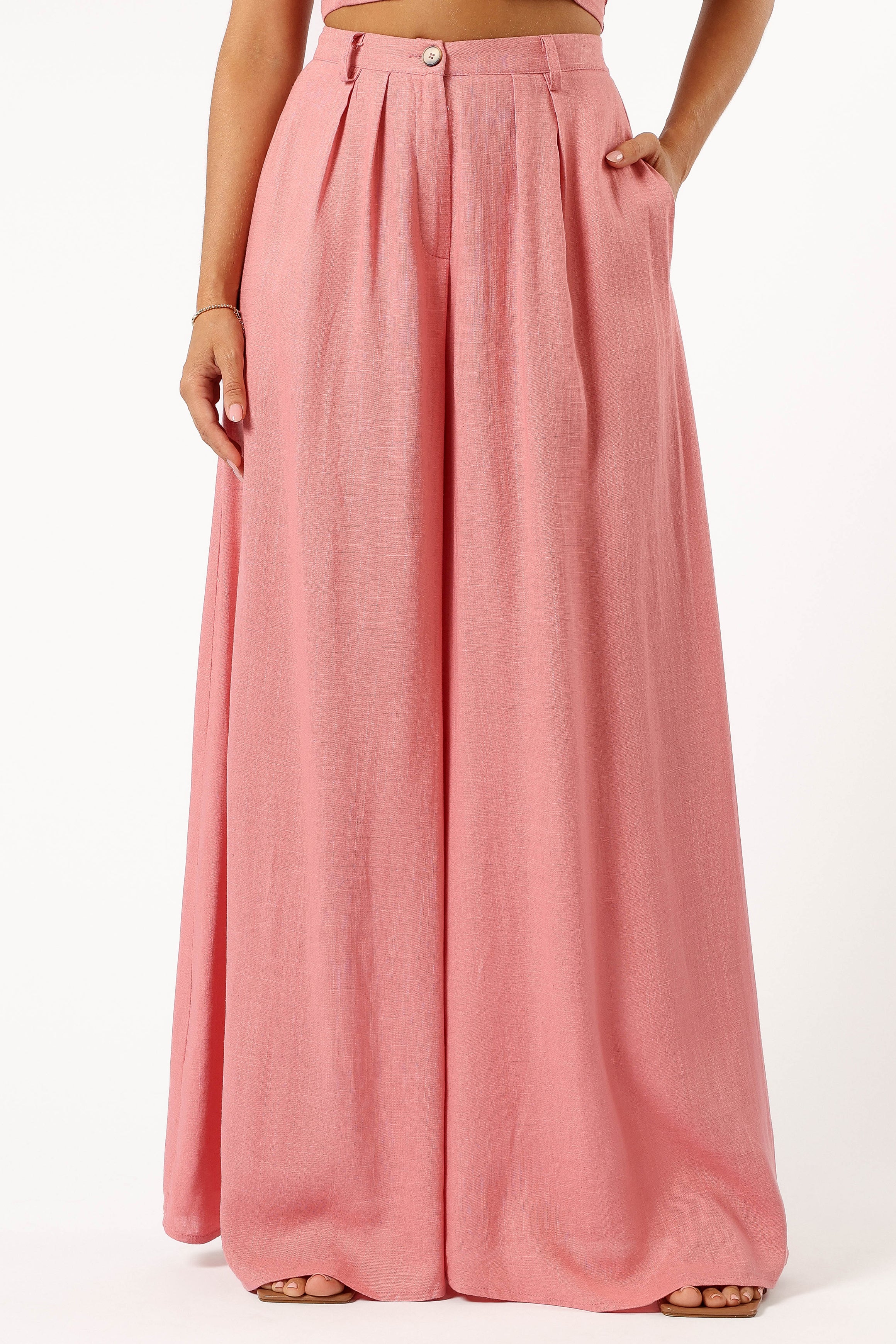 Alexandra Pant Set - Pink-Aur Fashion