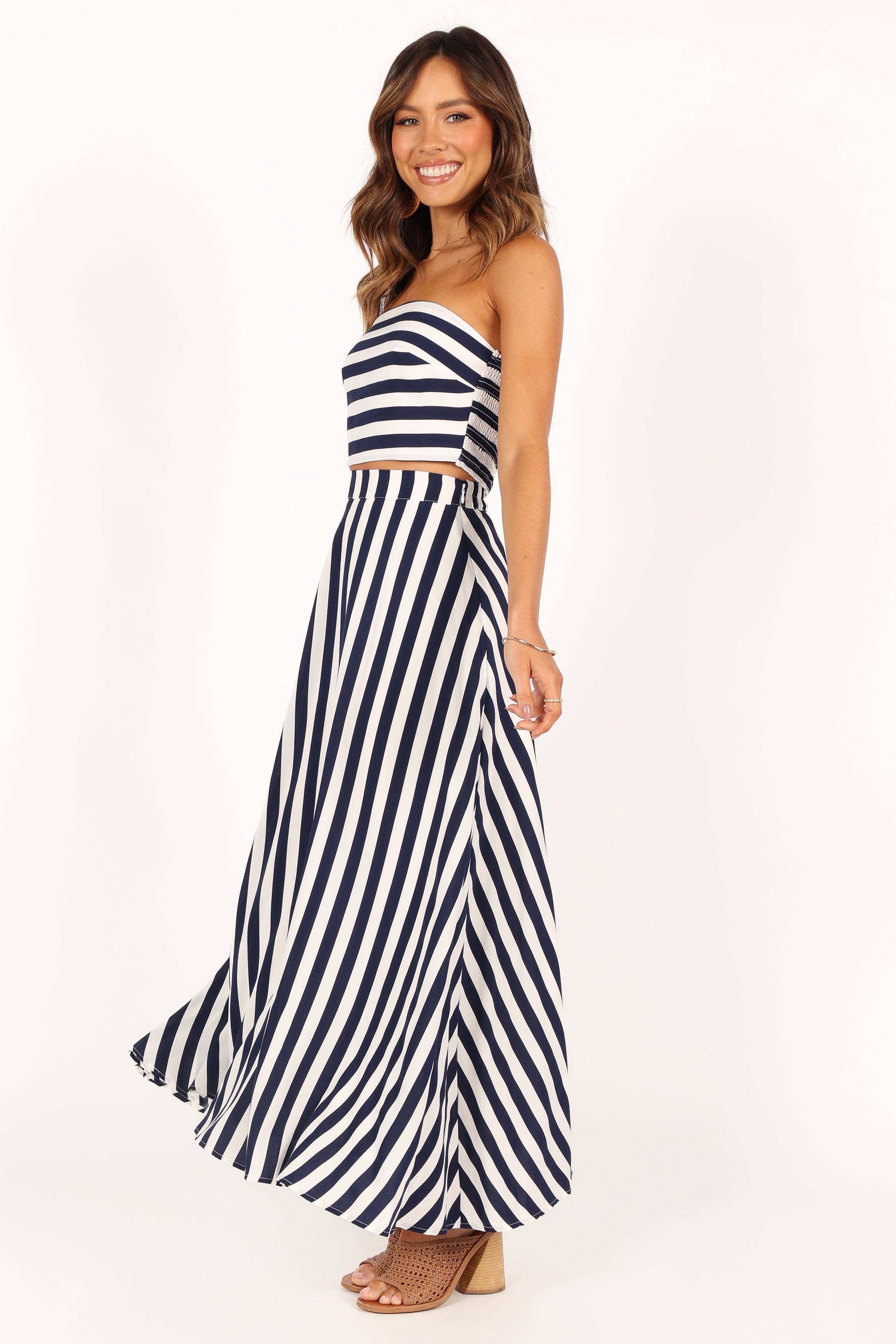 Elijah Set - Navy White-Aur Fashion