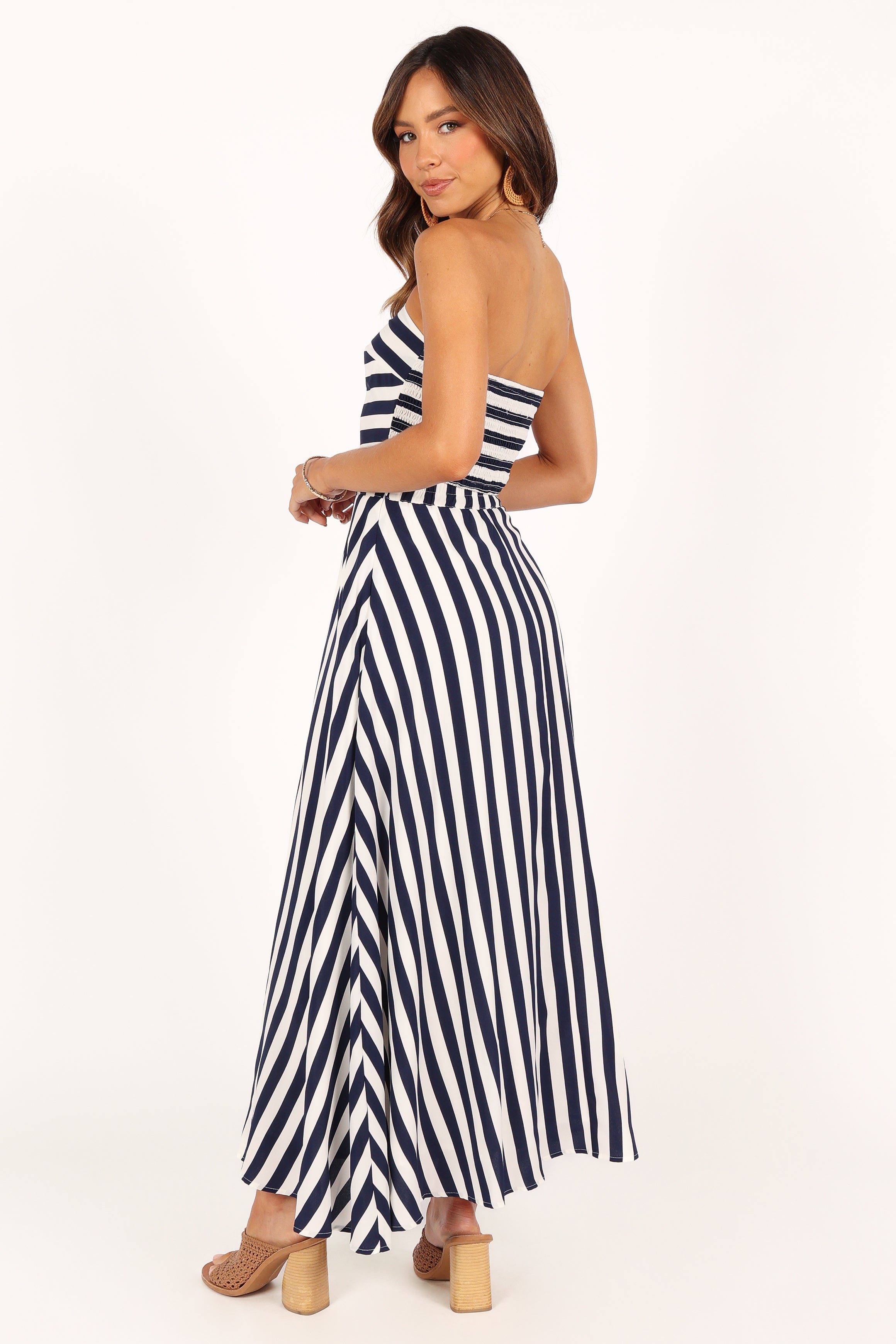 Elijah Set - Navy White-Aur Fashion