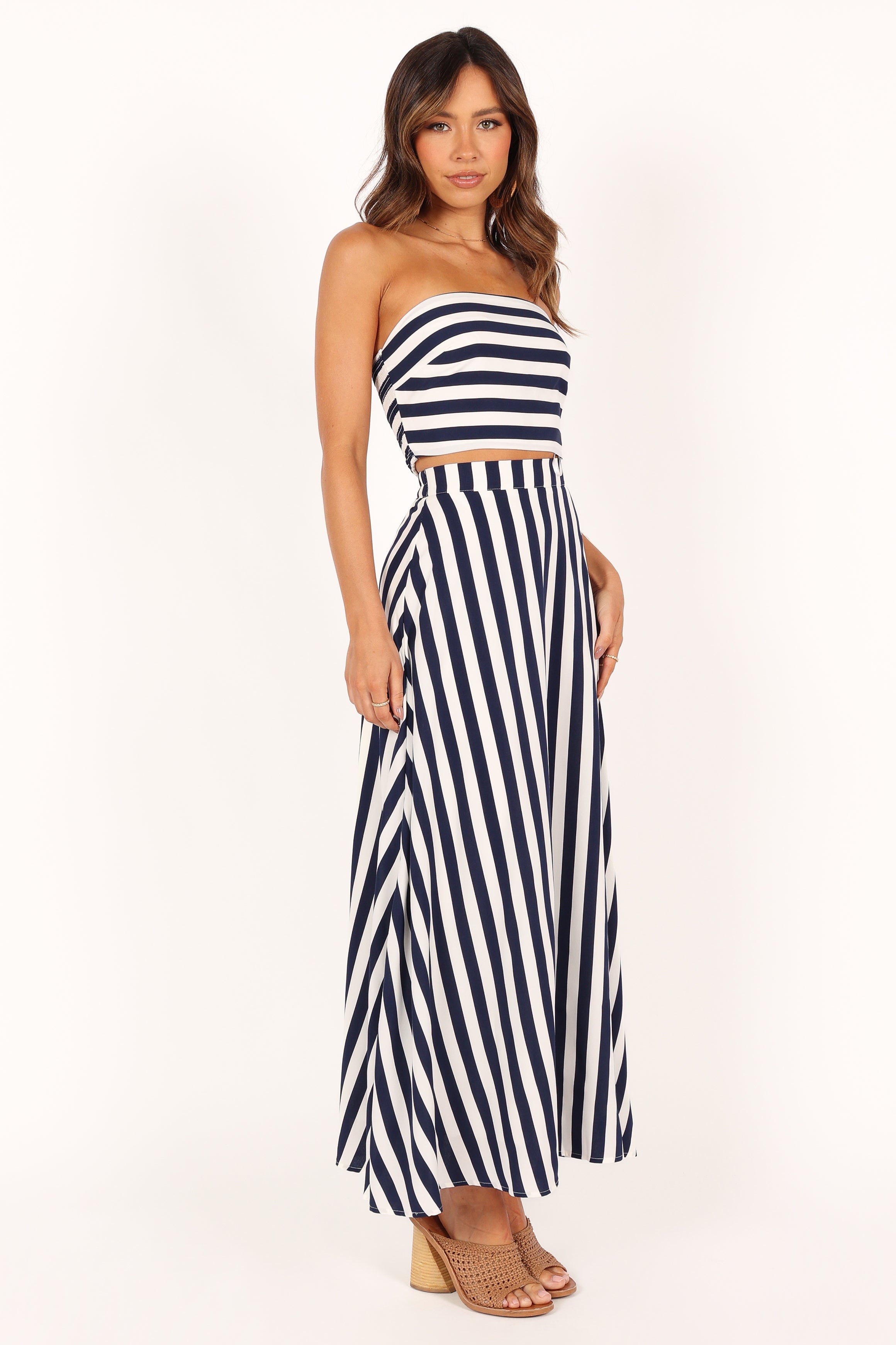 Elijah Set - Navy White-Aur Fashion