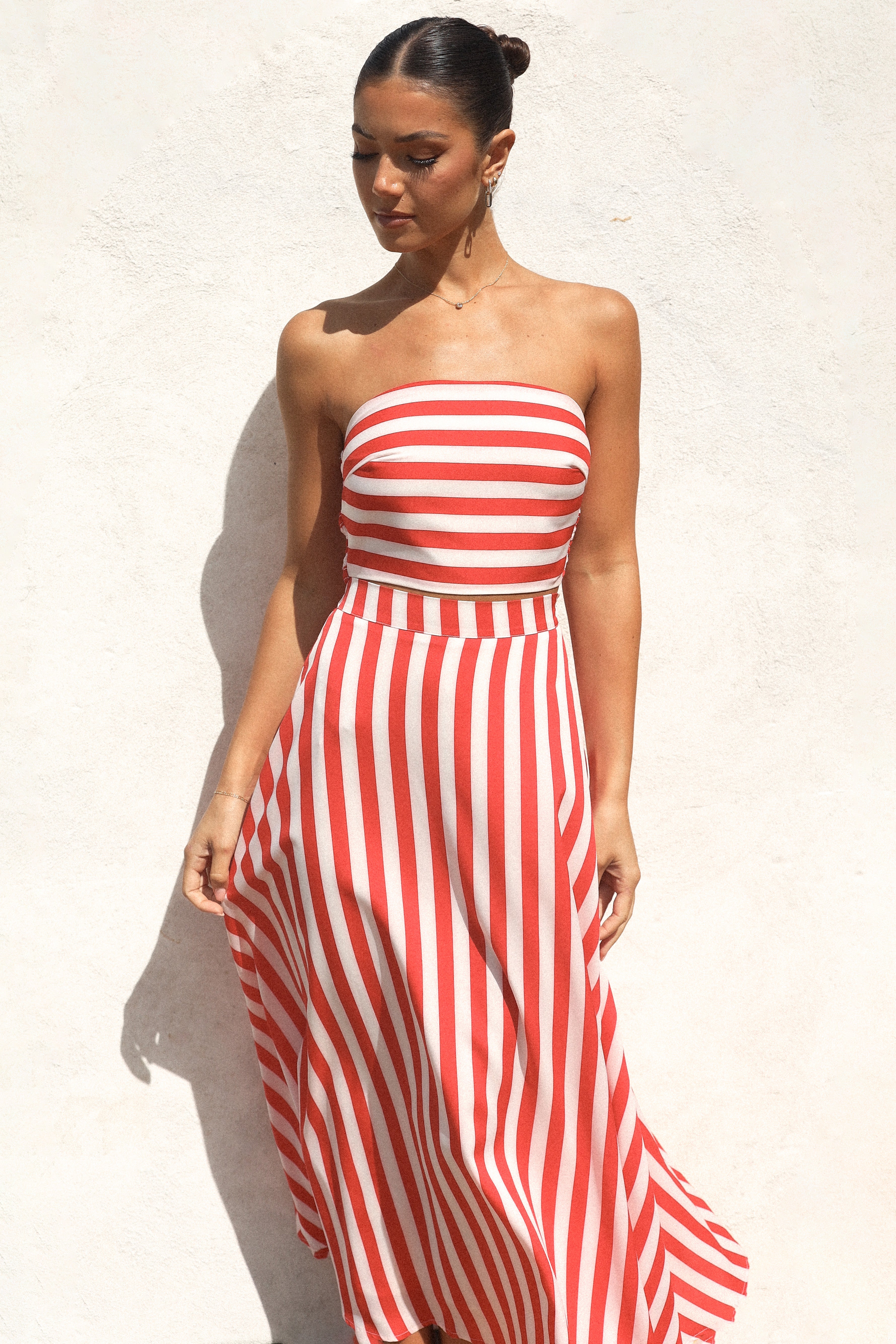 Elijah Set - Red White-Aur Fashion