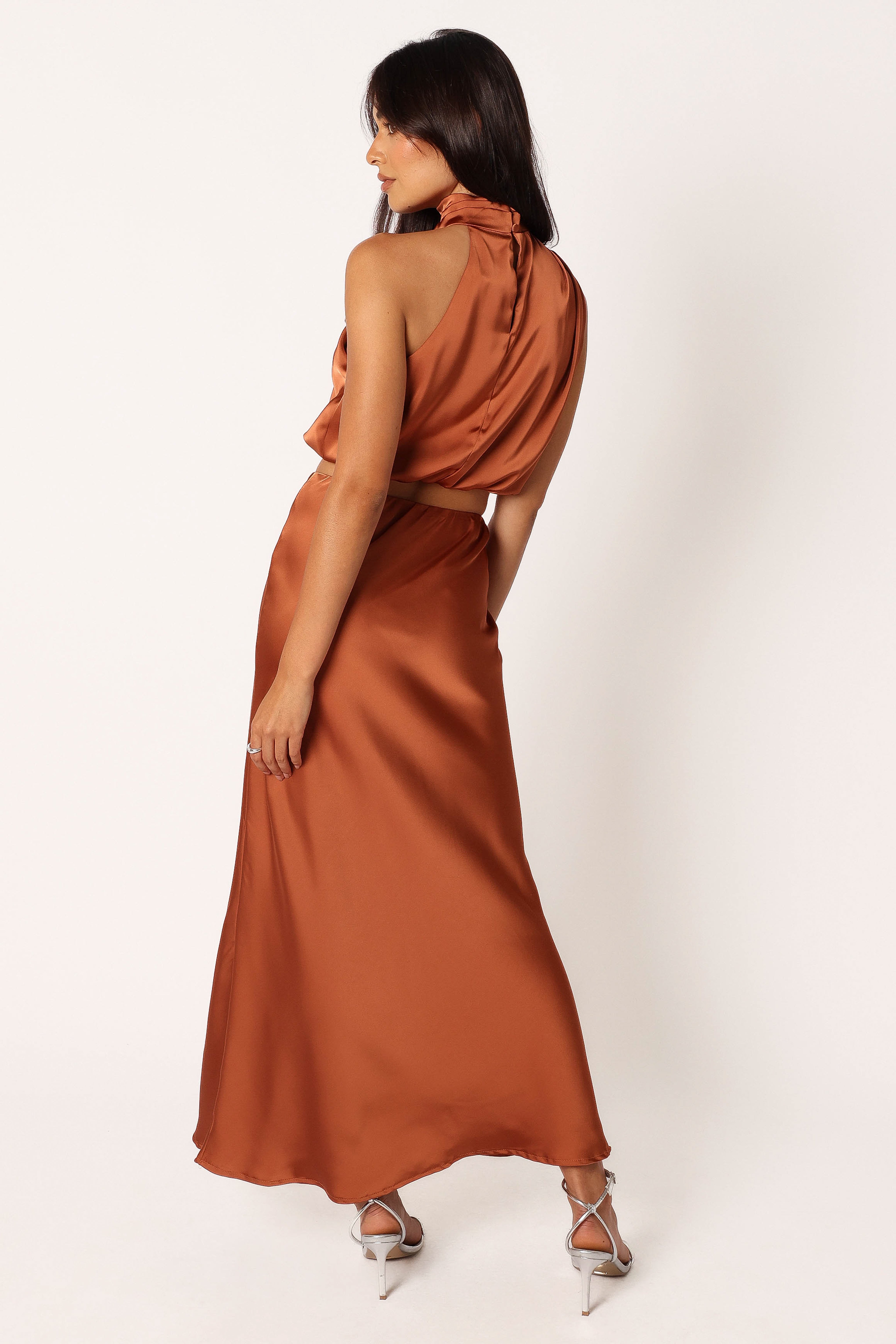 Fiorella Two Piece Set - Rust-Aur Fashion