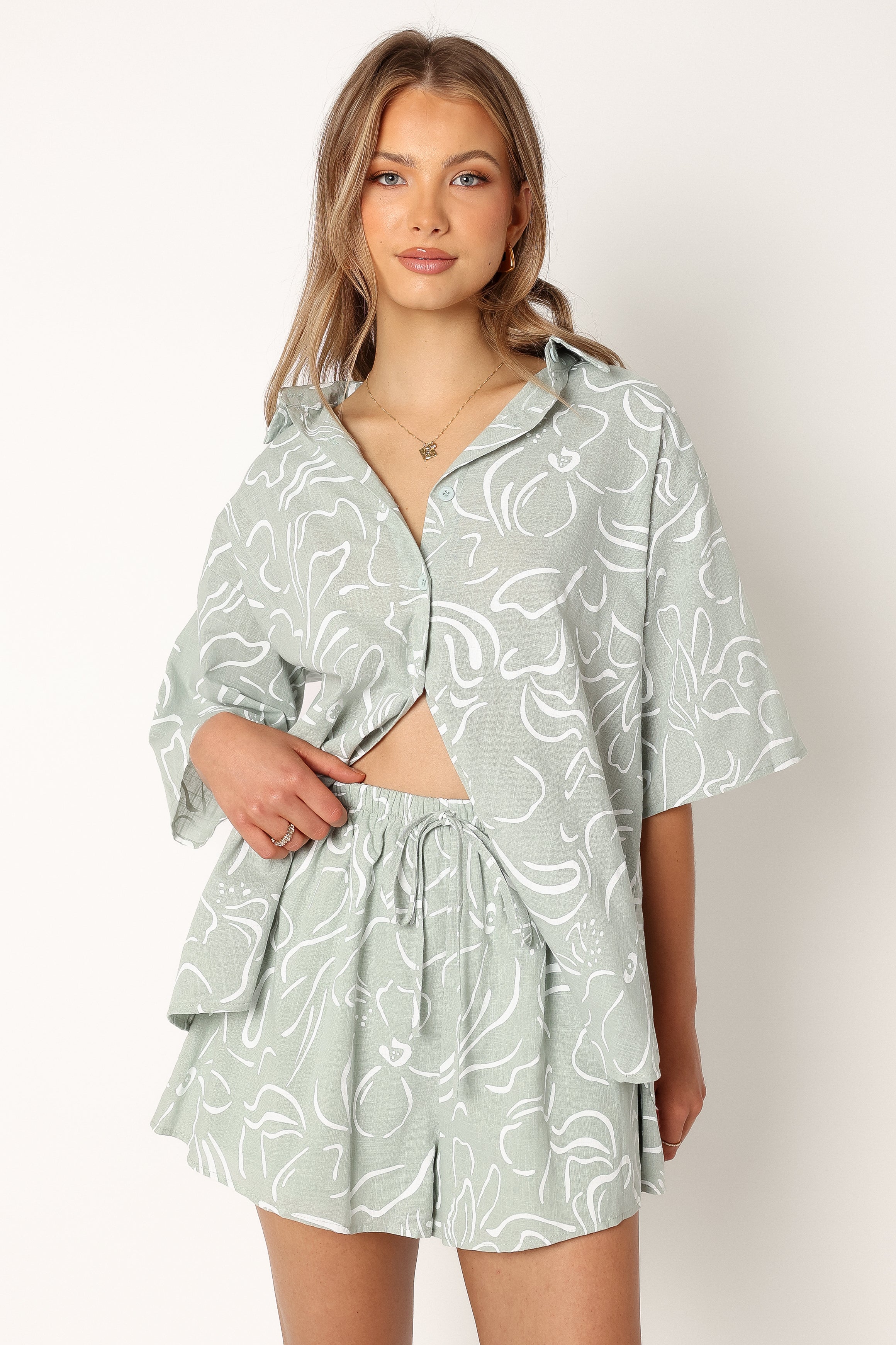 Fiorelli Short Set - Sage-Aur Fashion