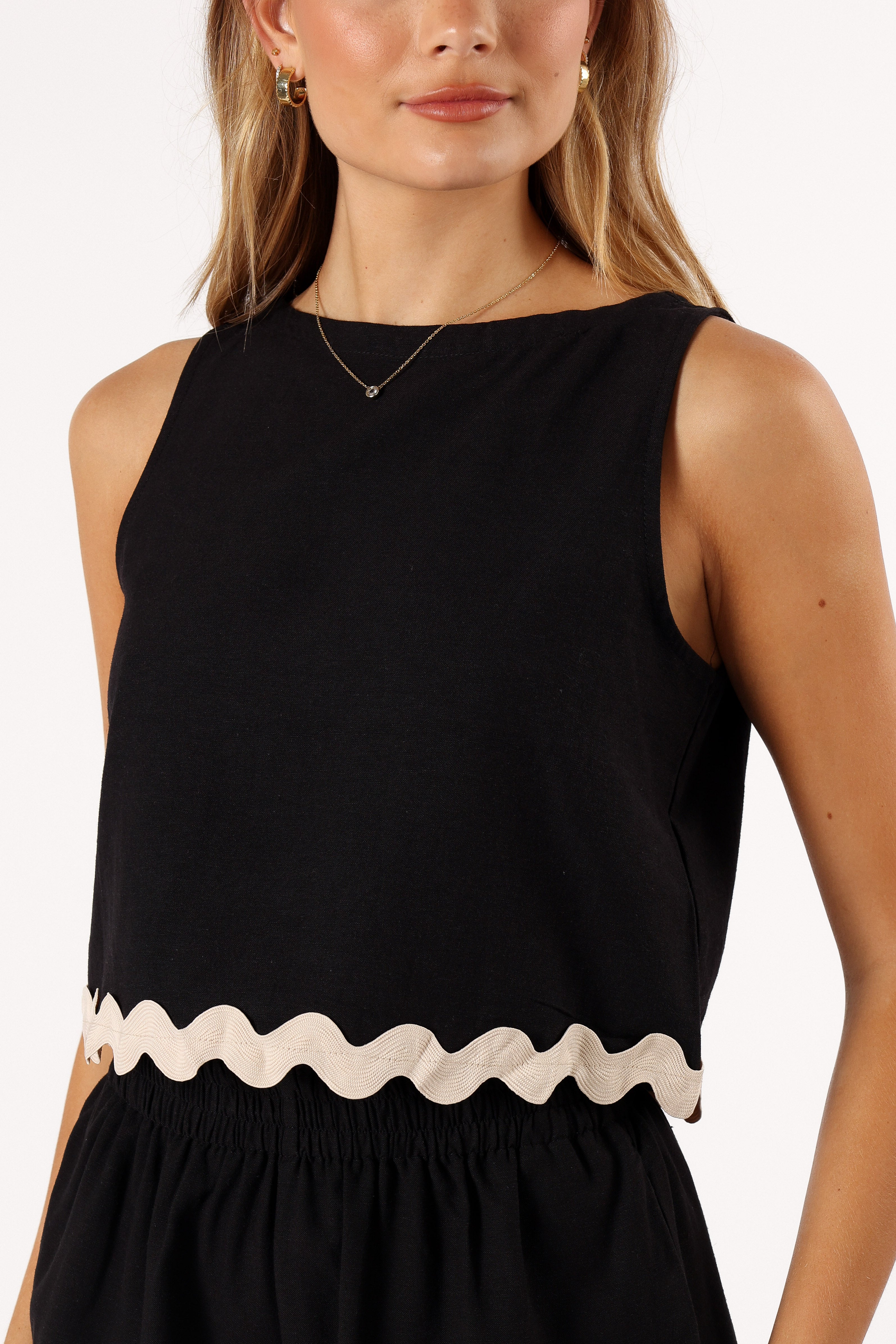 Katy Short Set - Black-Aur Fashion