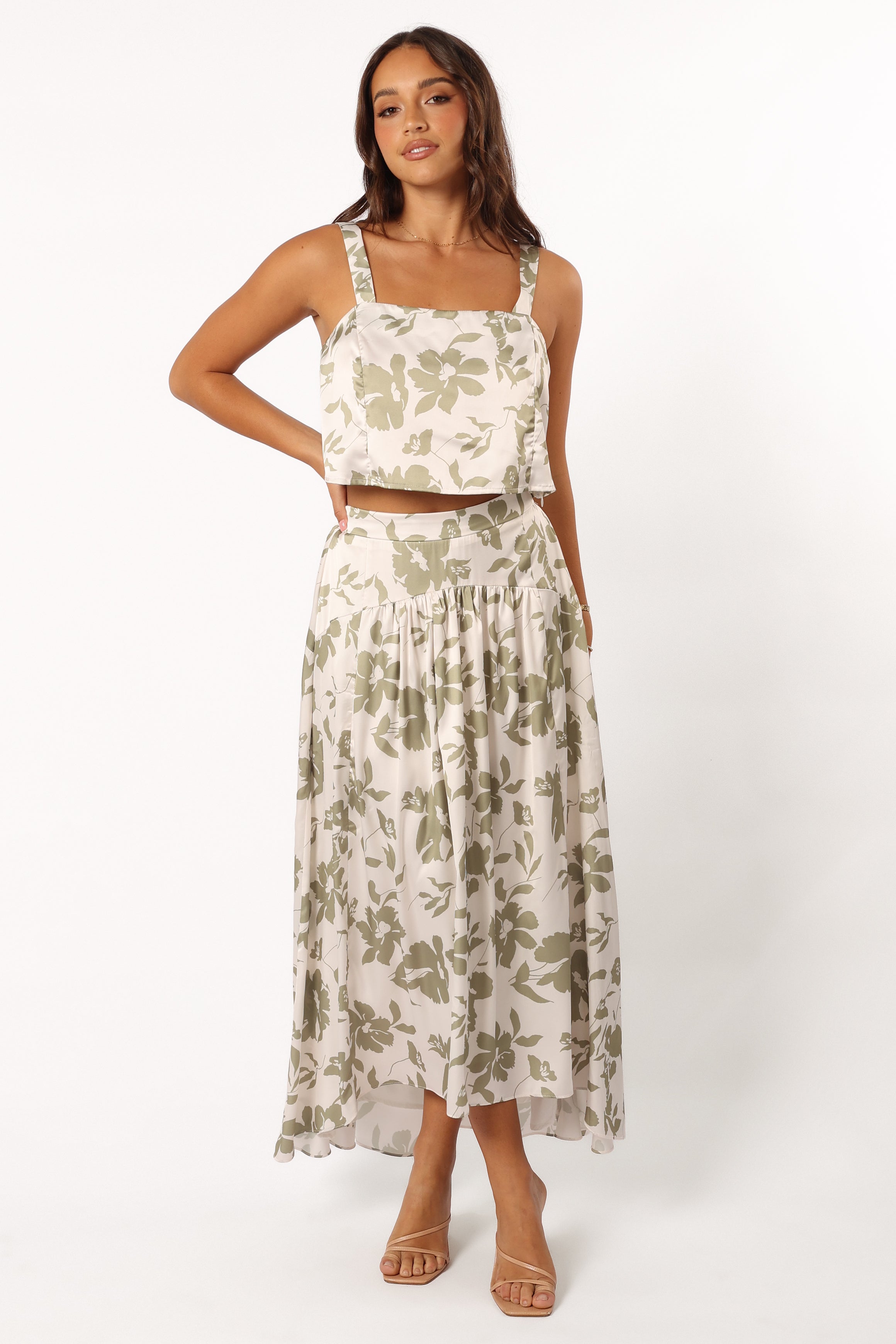 Lulu Set - Sage Floral-Aur Fashion