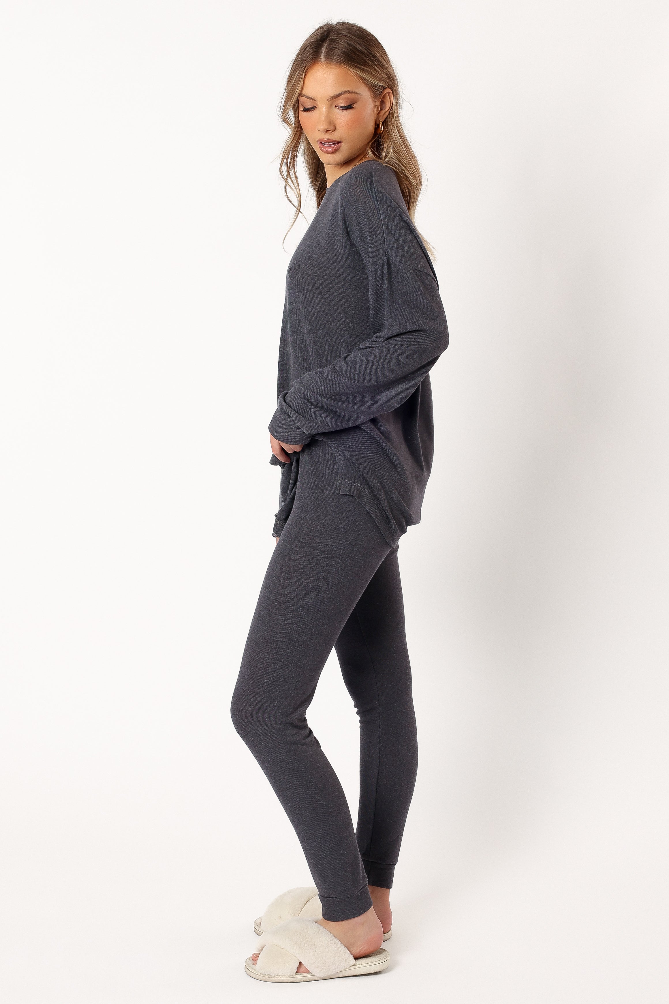 Margo Two Piece Set - Charcoal-Aur Fashion