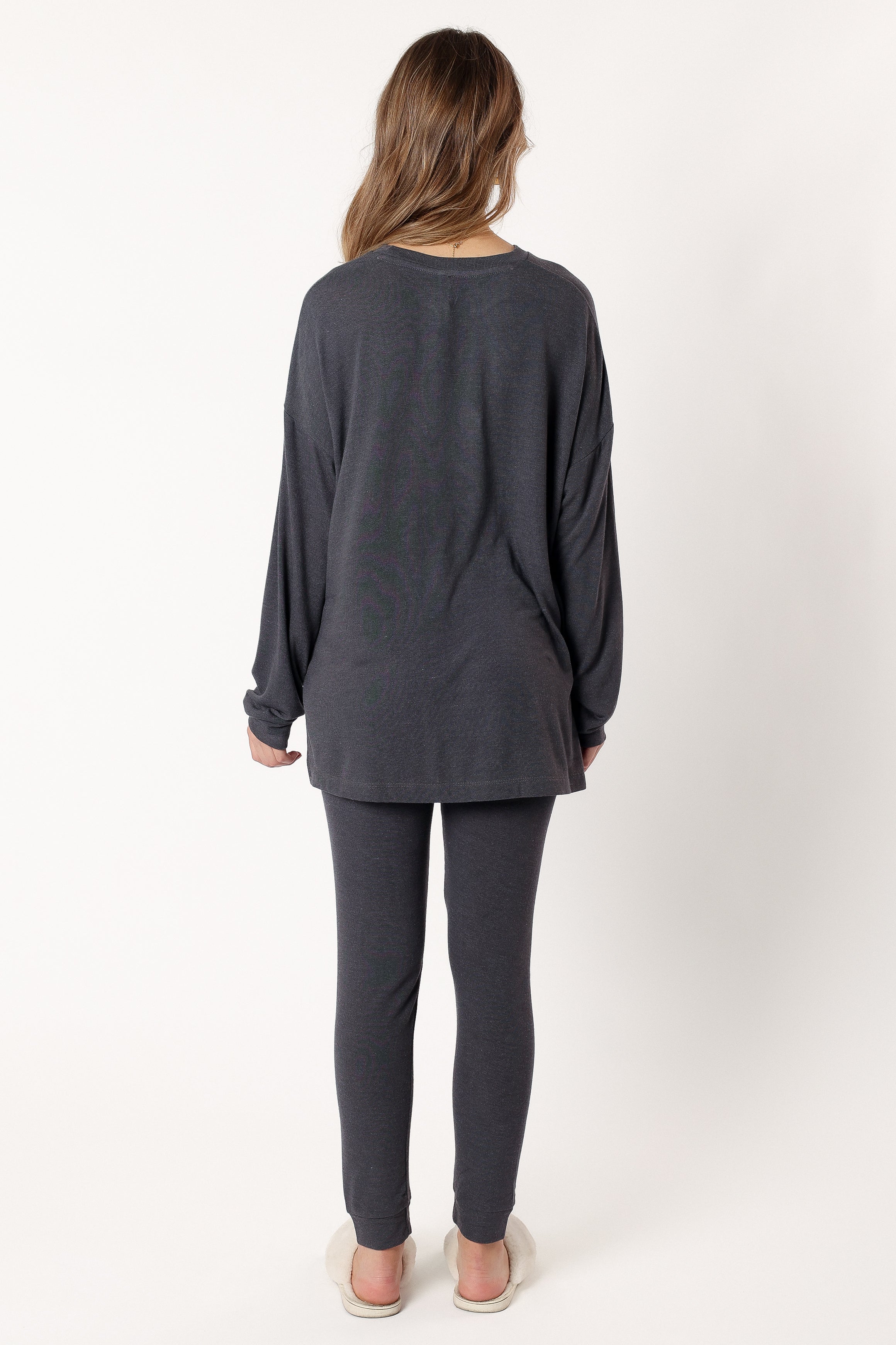 Margo Two Piece Set - Charcoal-Aur Fashion