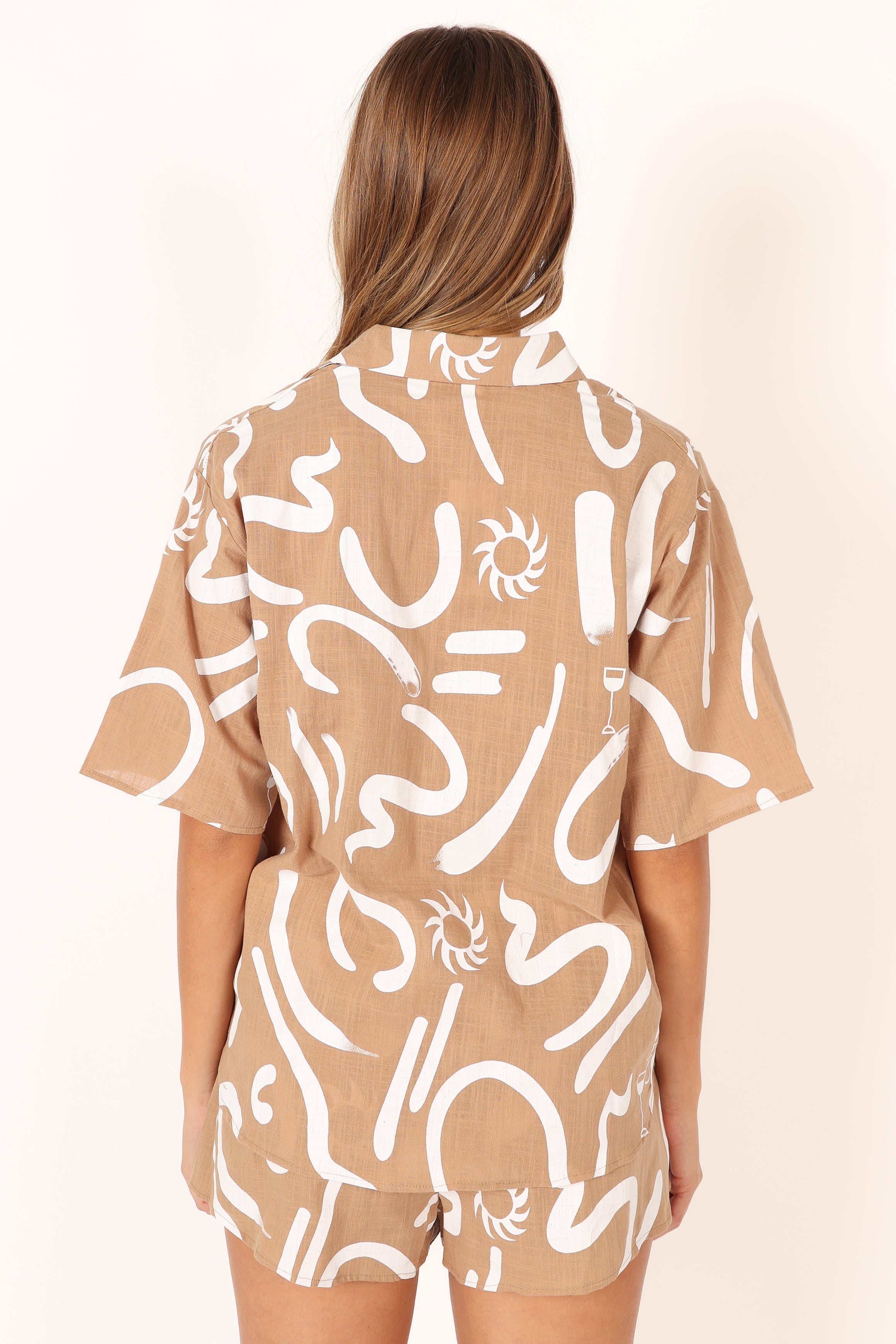 Soleil Short Set - Tan-Aur Fashion