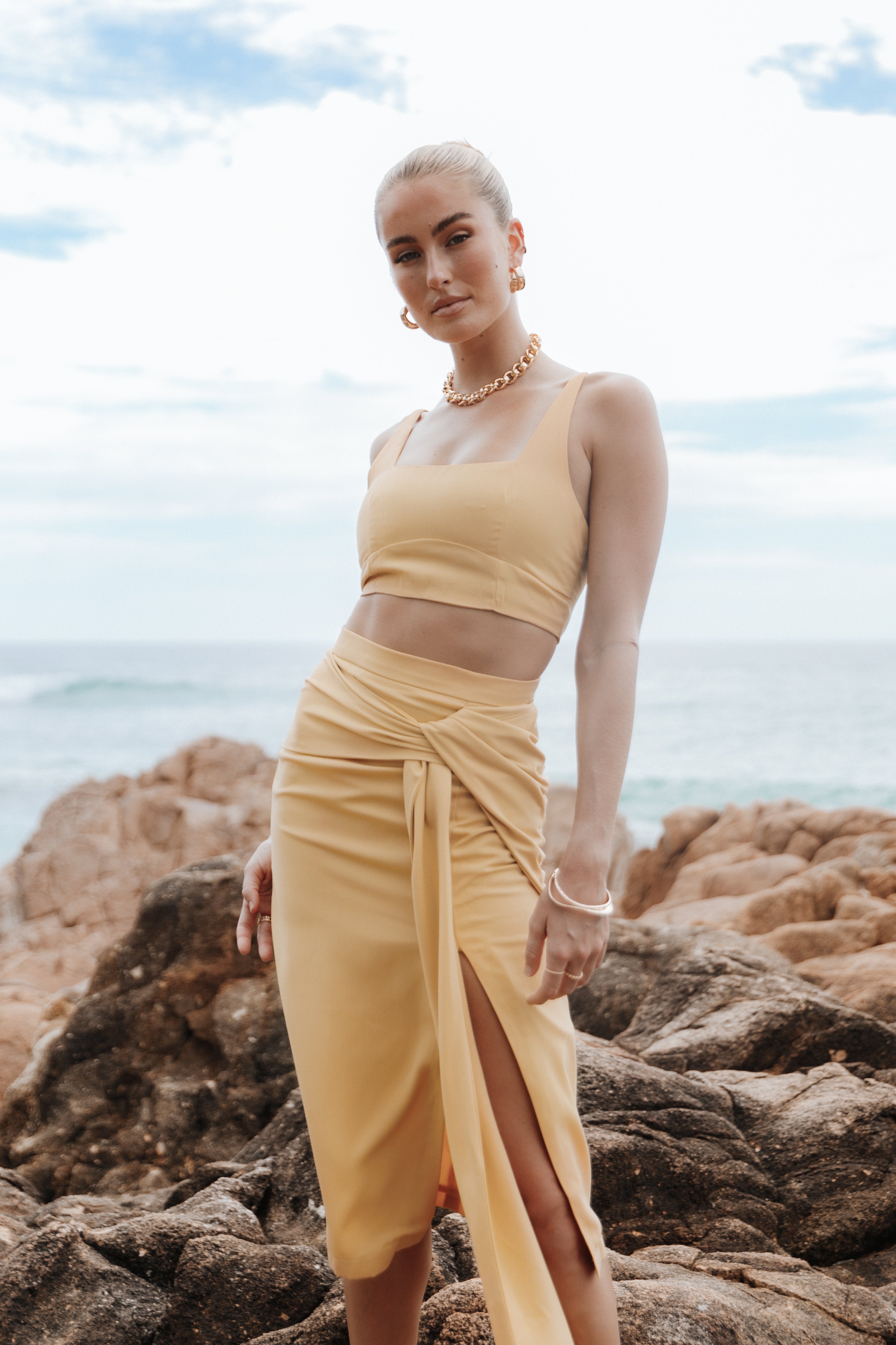 Zanita Set - Yellow-Aur Fashion