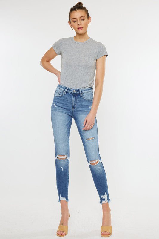 Tallie High Rise Skinny Jeans - Medium-Aur Fashion