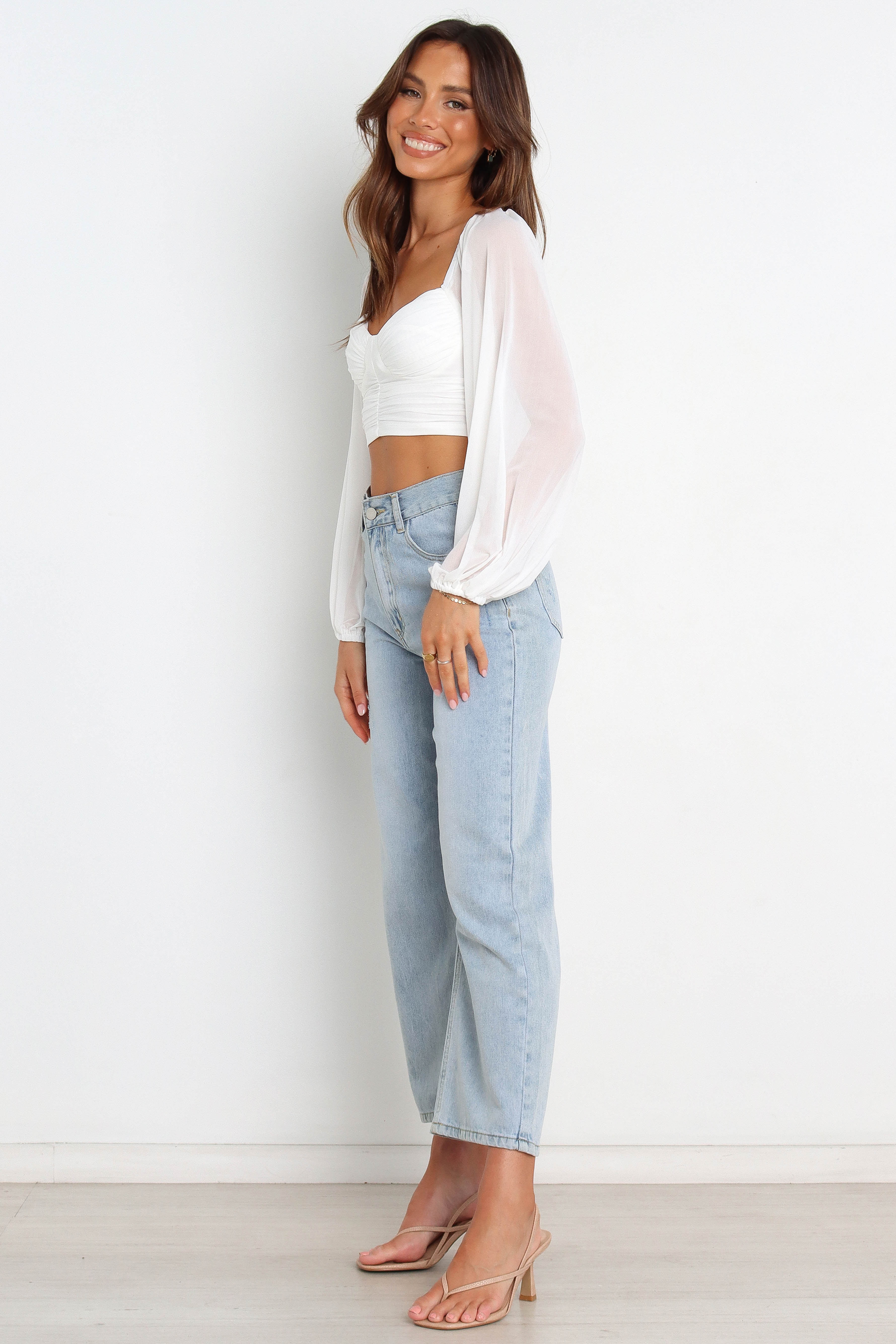 Adele Top - White-Aur Fashion