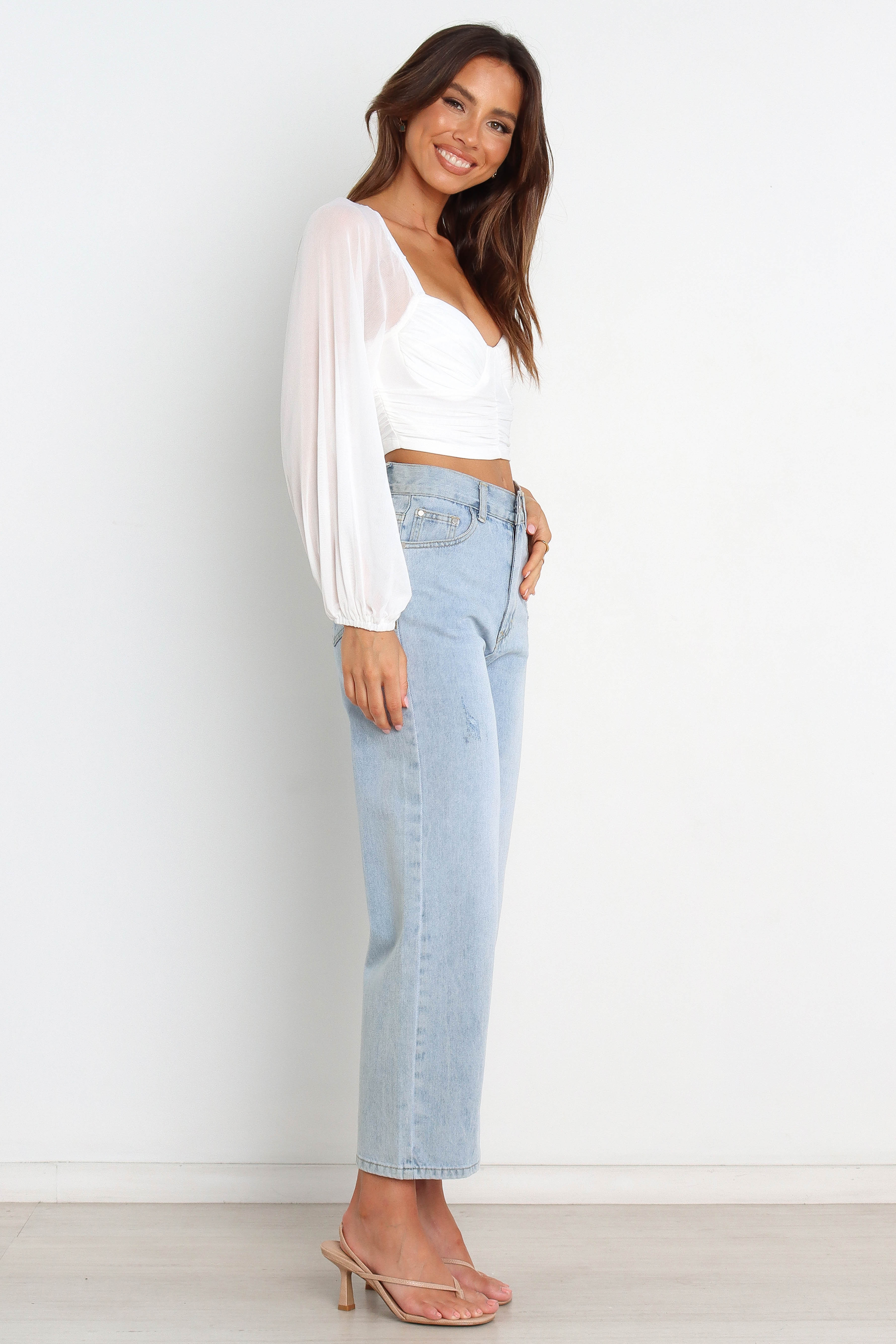 Adele Top - White-Aur Fashion