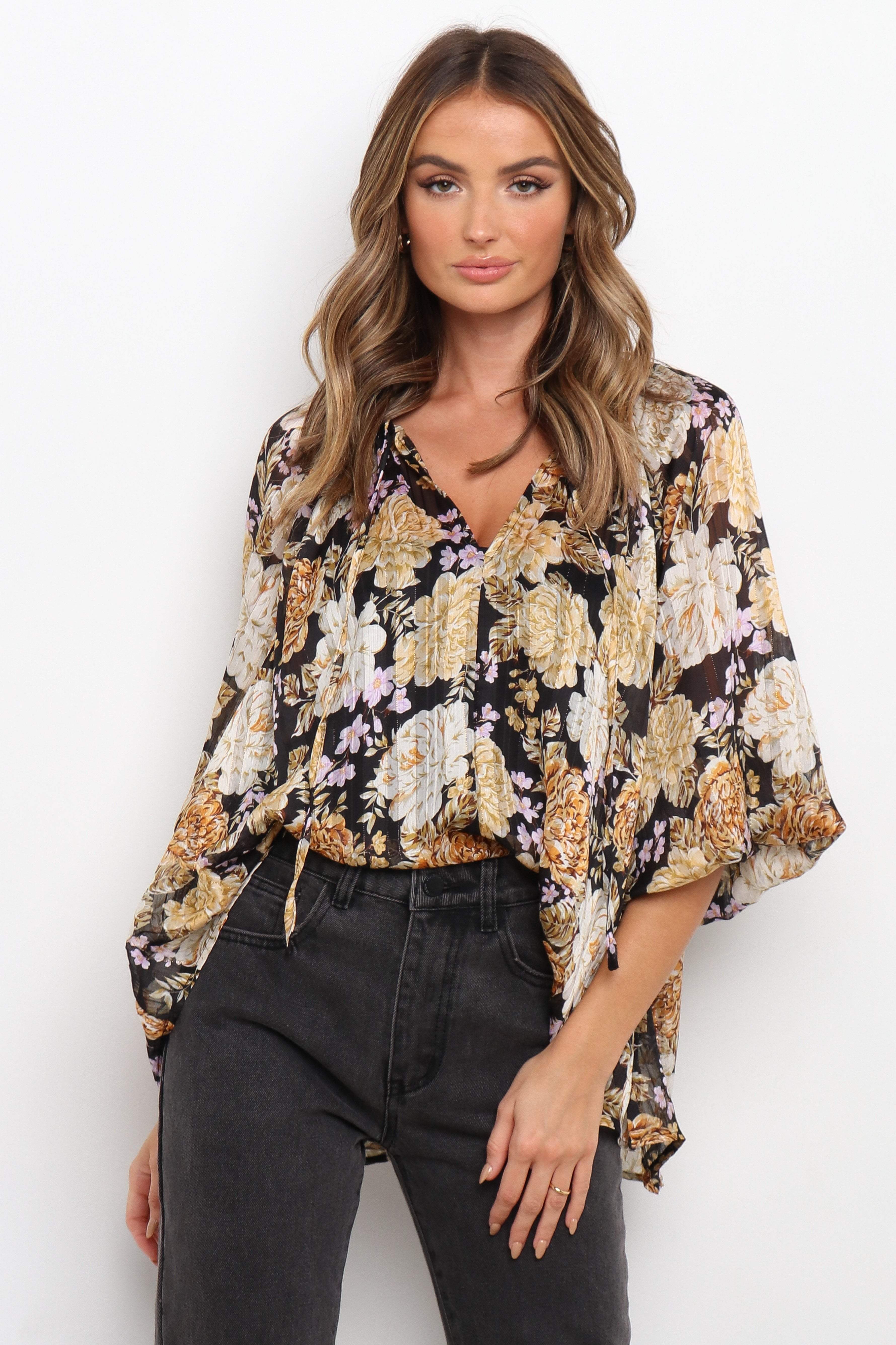 Amarta Top - Black-Aur Fashion