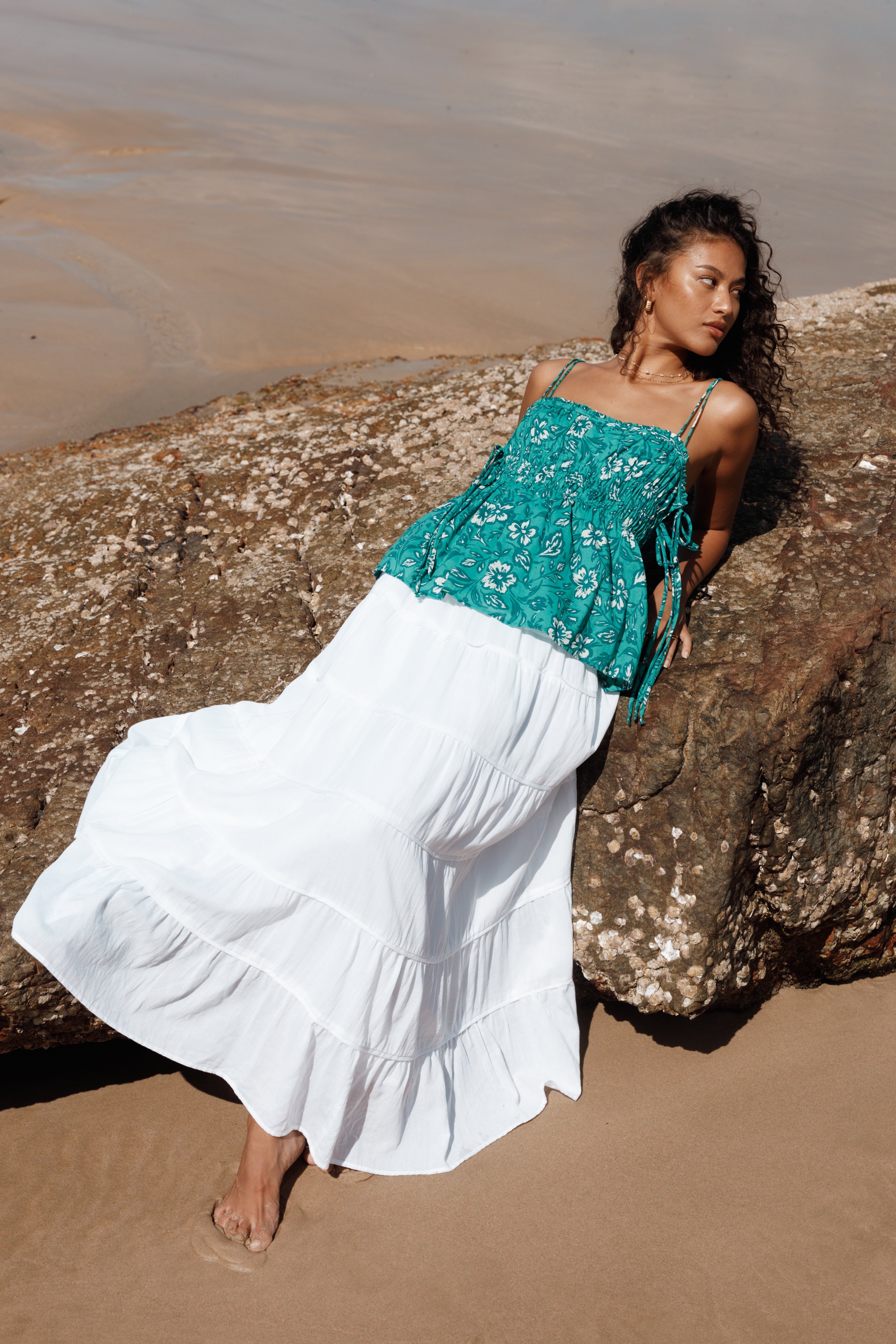 Briar Top - Jungle Green-Aur Fashion