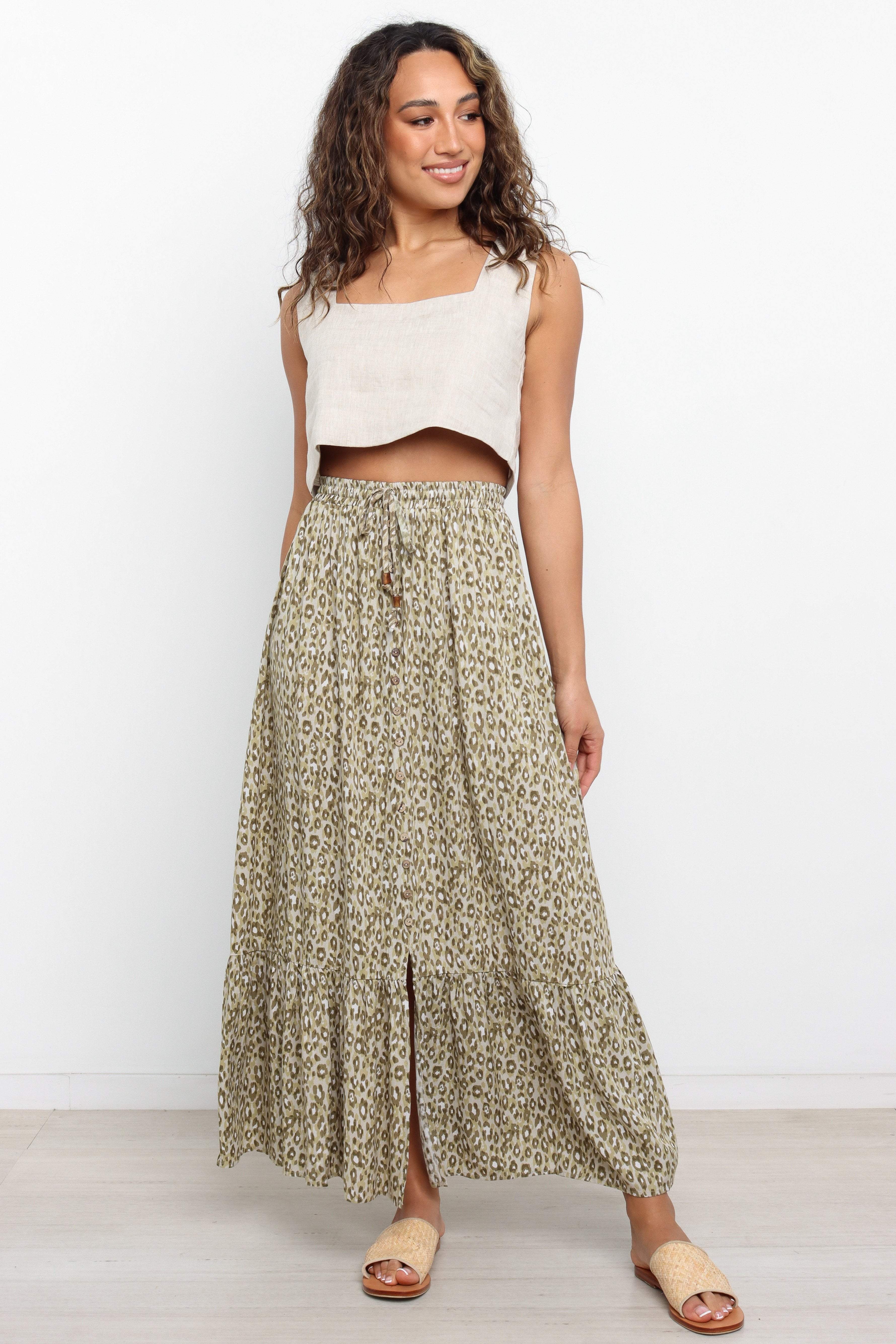 Devlin Top - Beige-Aur Fashion