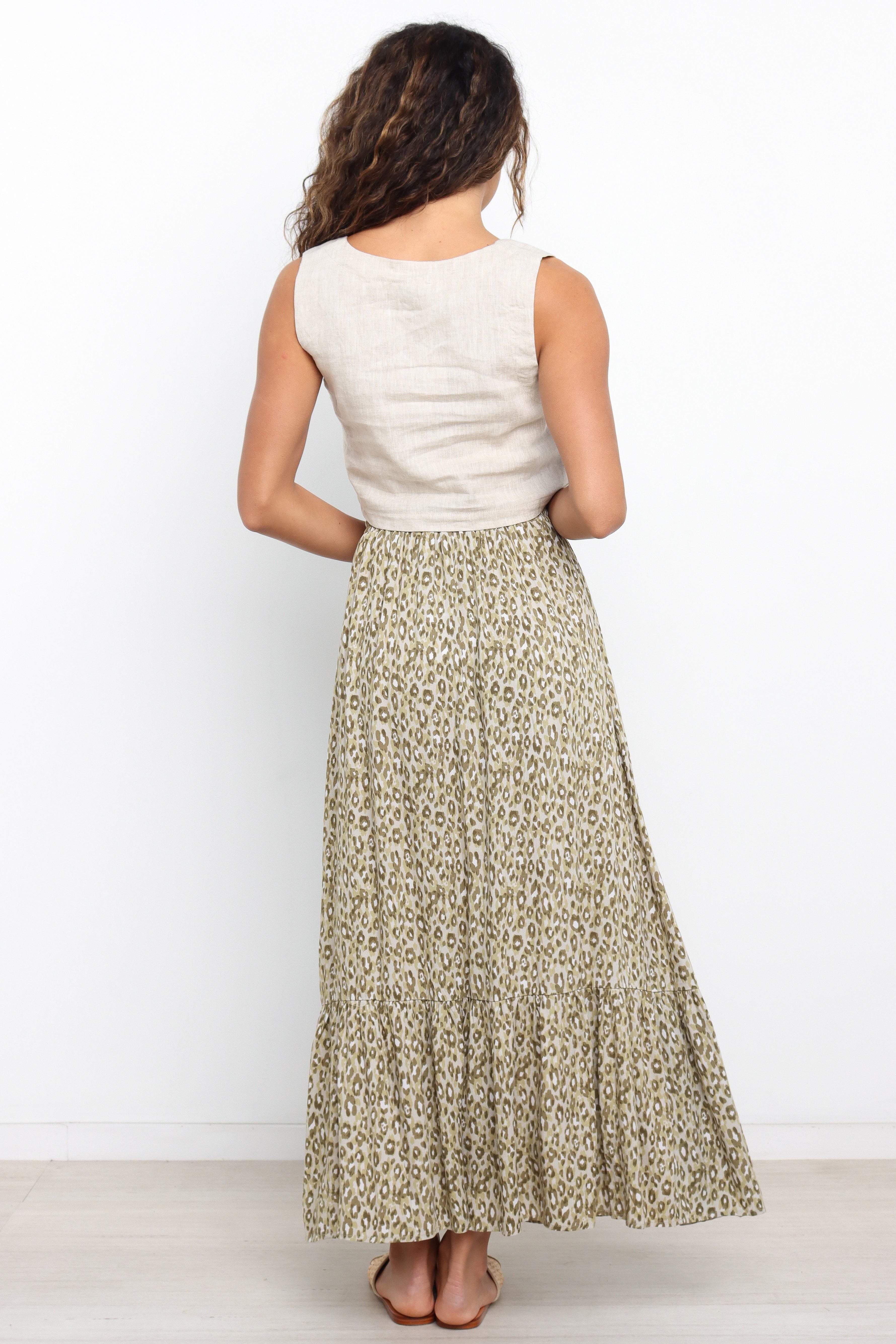 Devlin Top - Beige-Aur Fashion