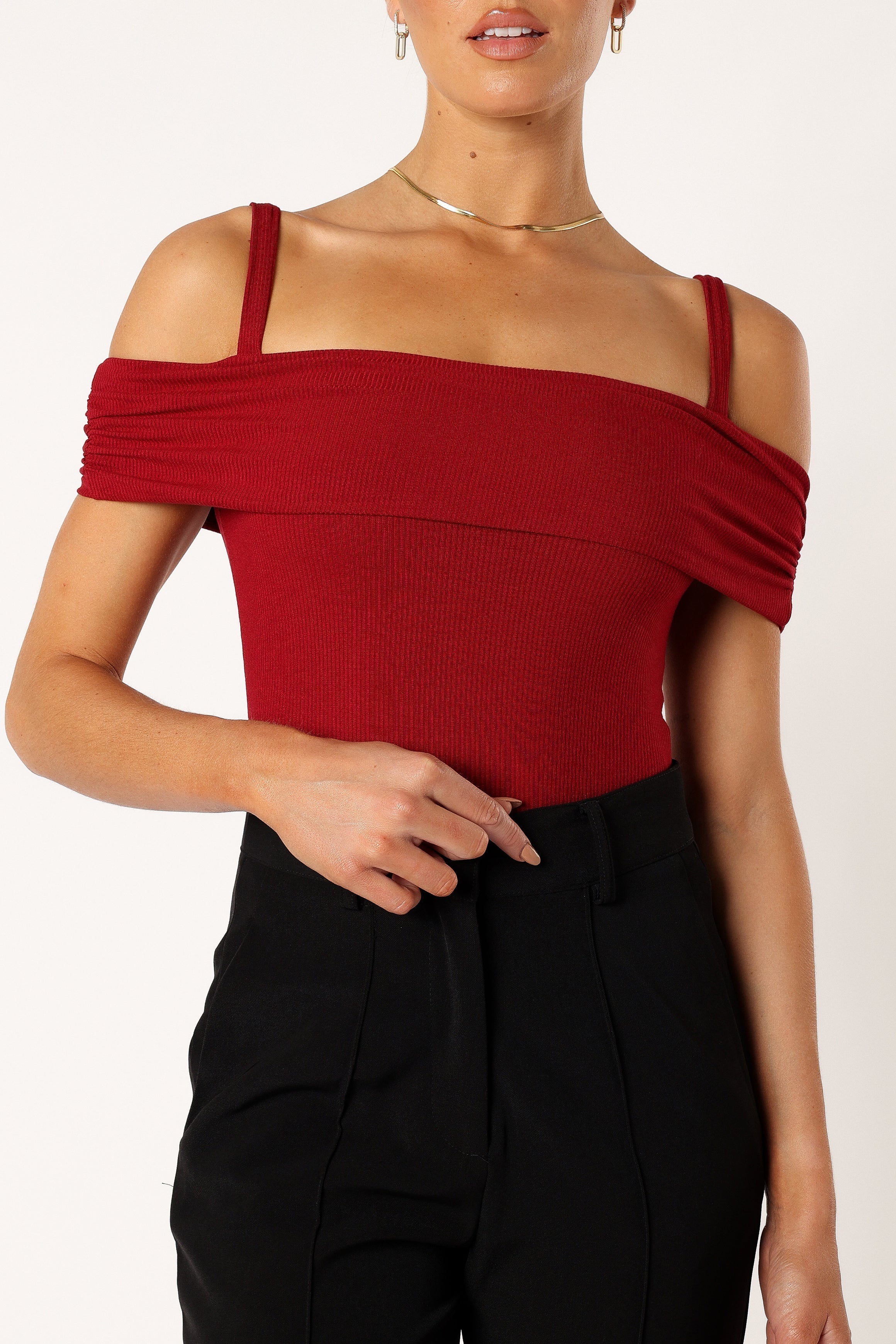 Ryder Bodysuit - Wine-Aur Fashion