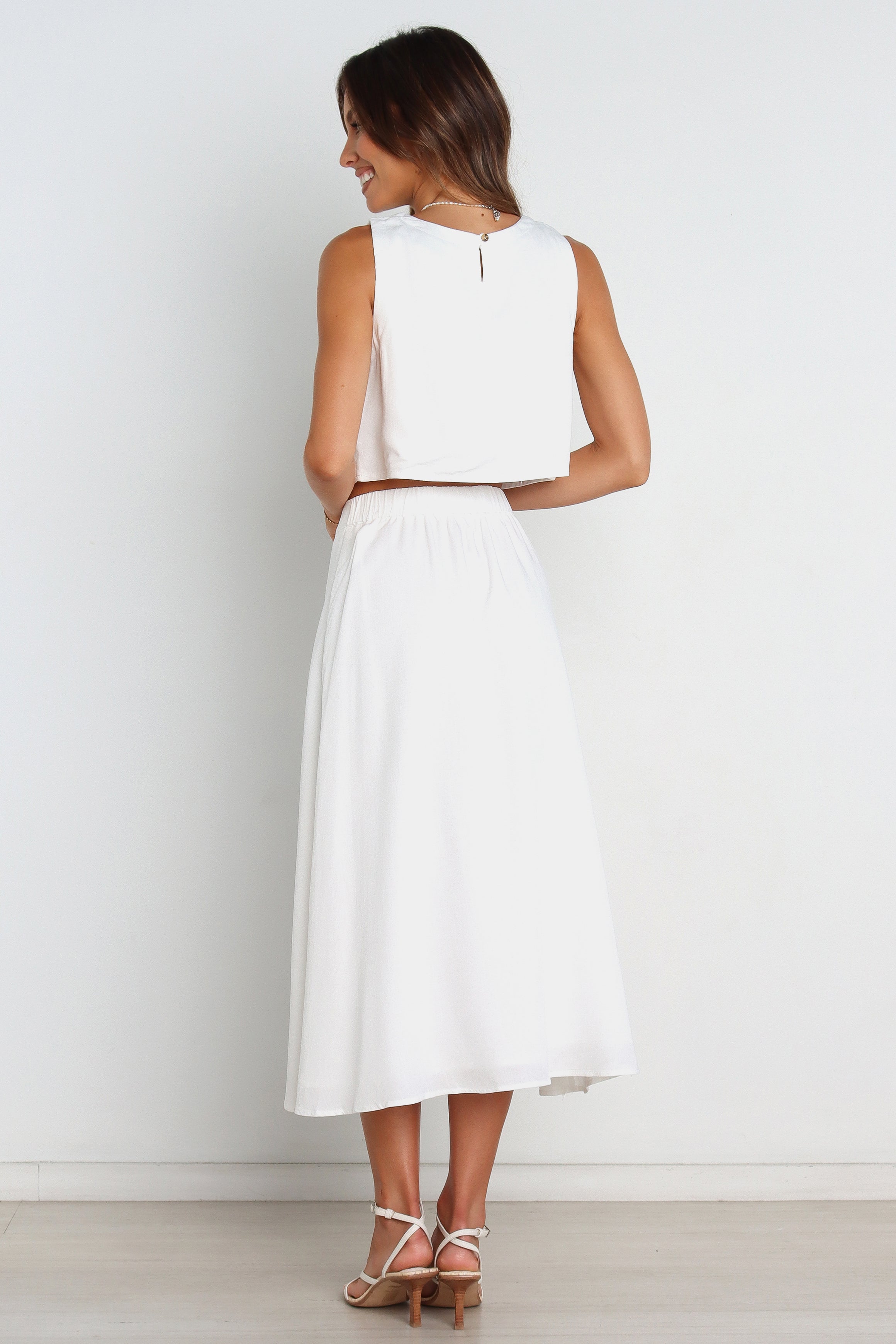 Sutton Top - White-Aur Fashion