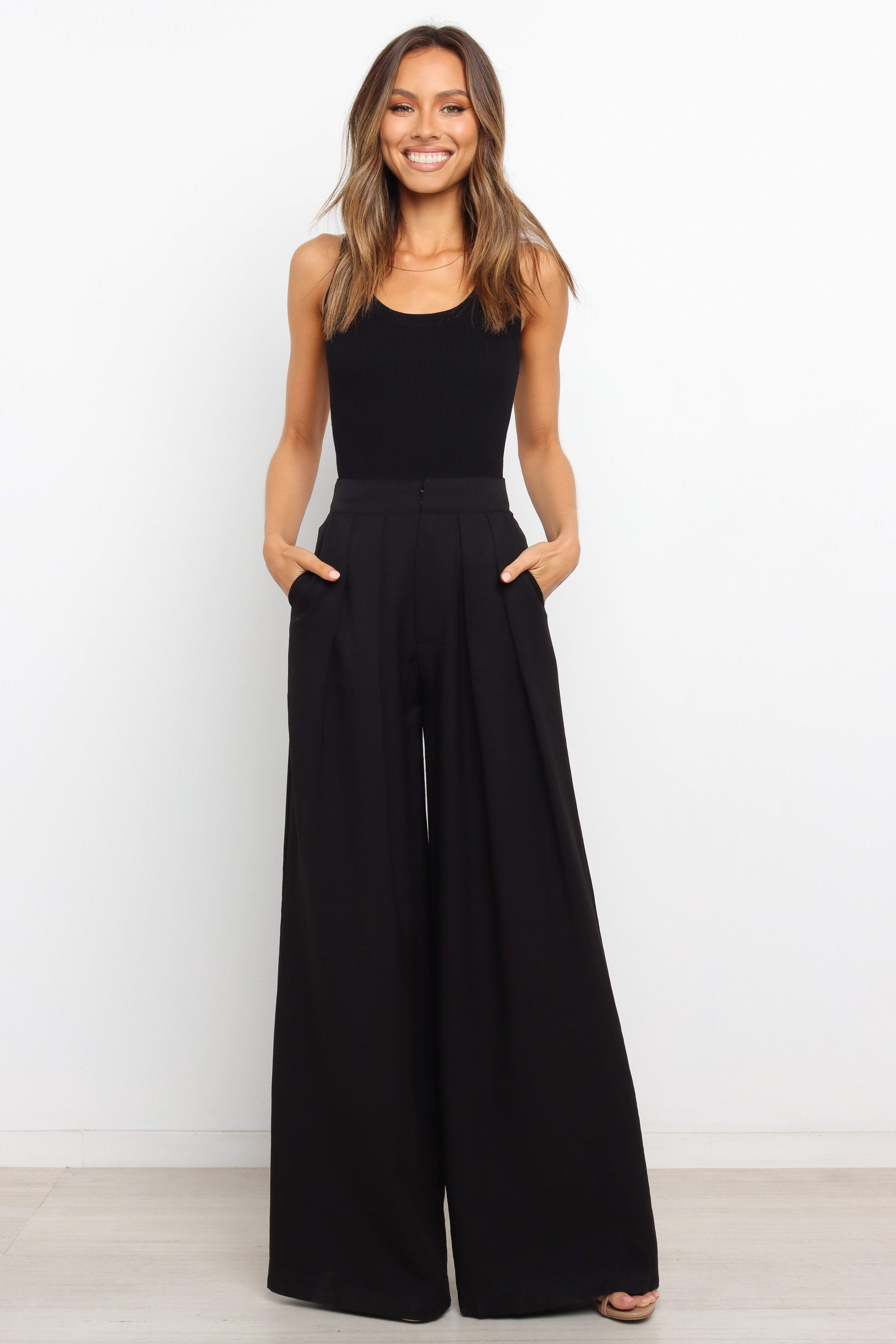 Mayson Pants - Black-Aur Fashion