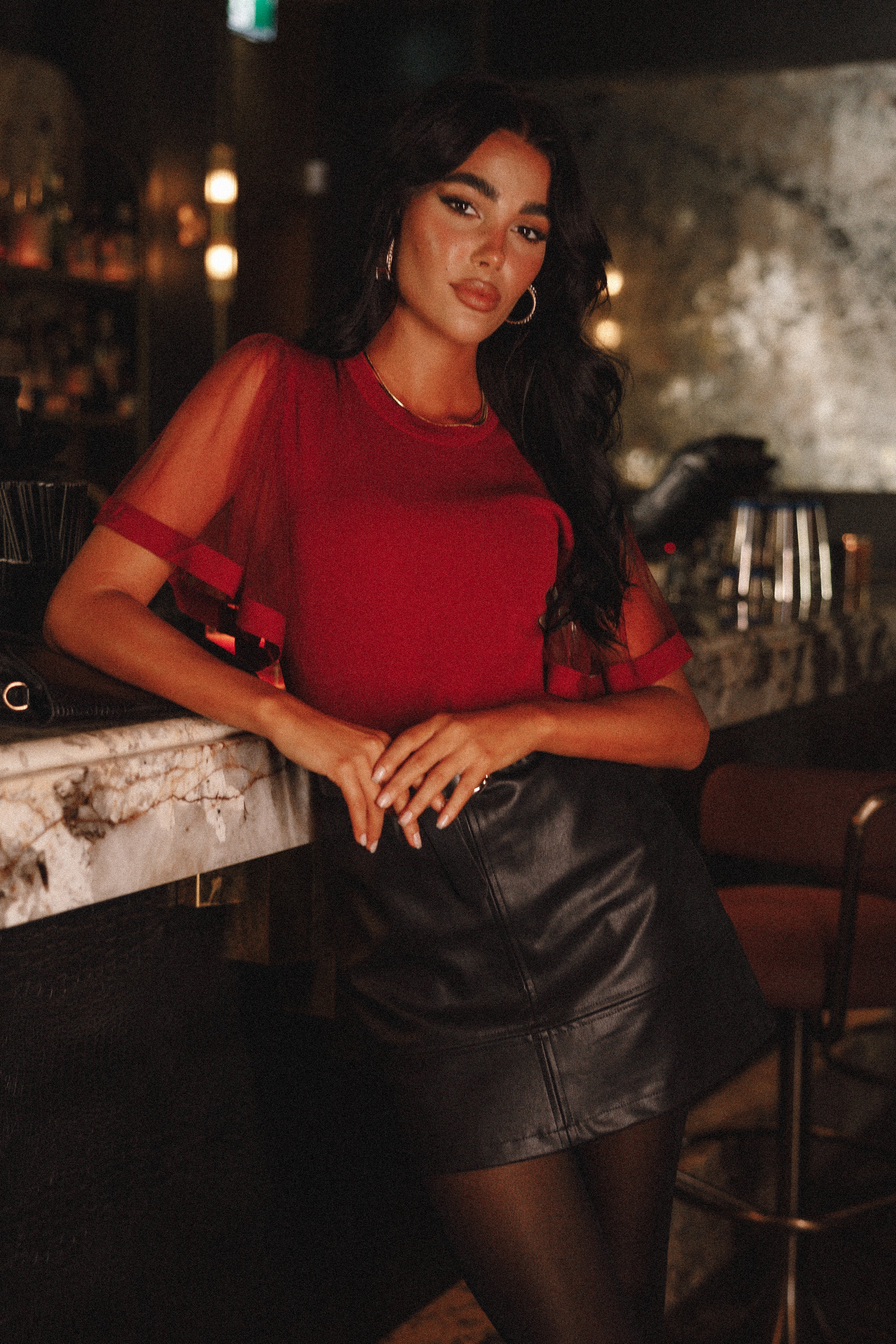 Uma Top - Ruby-Aur Fashion